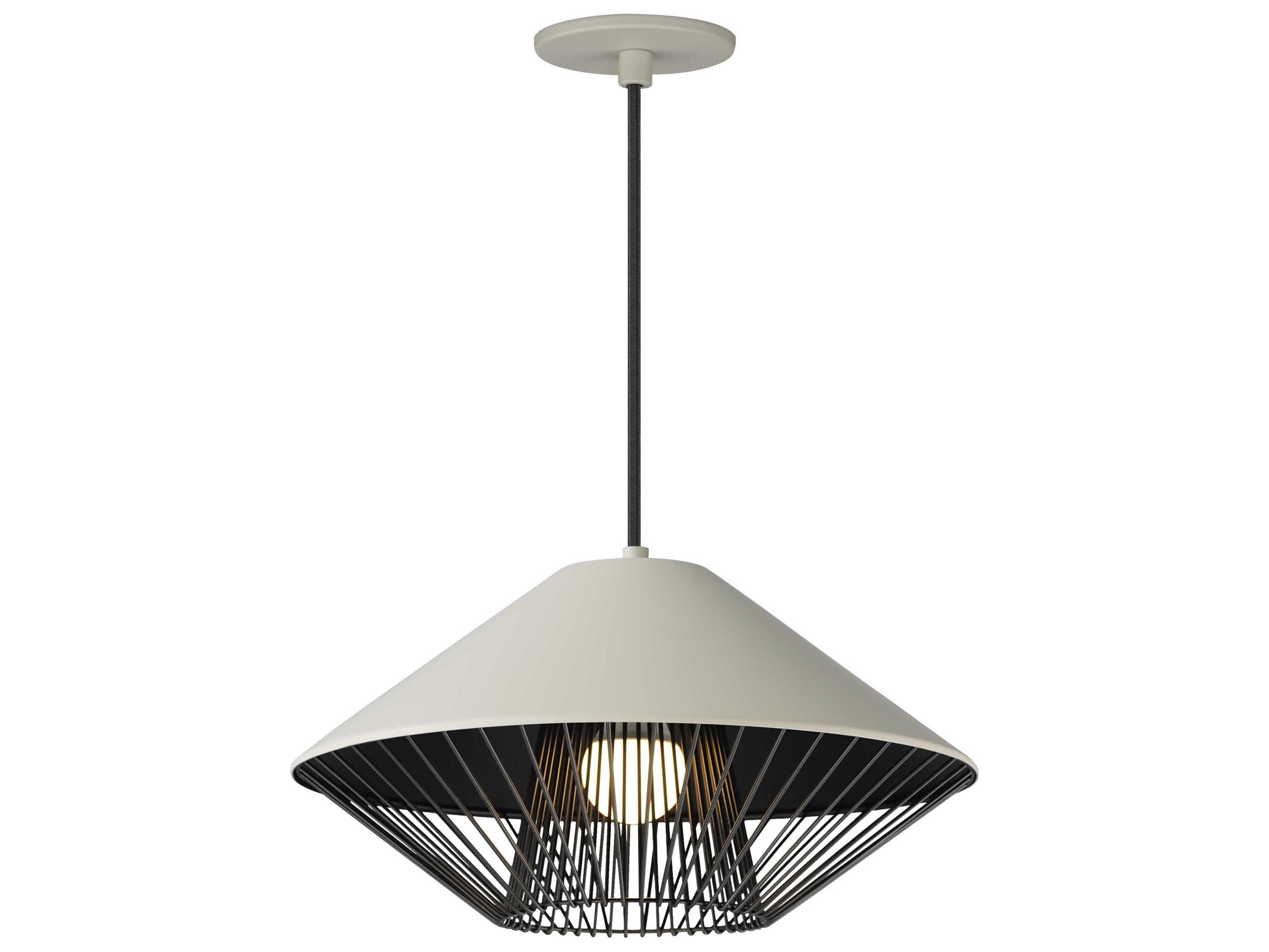 ET2 Phoenix 1-Light Gray Black Pendant