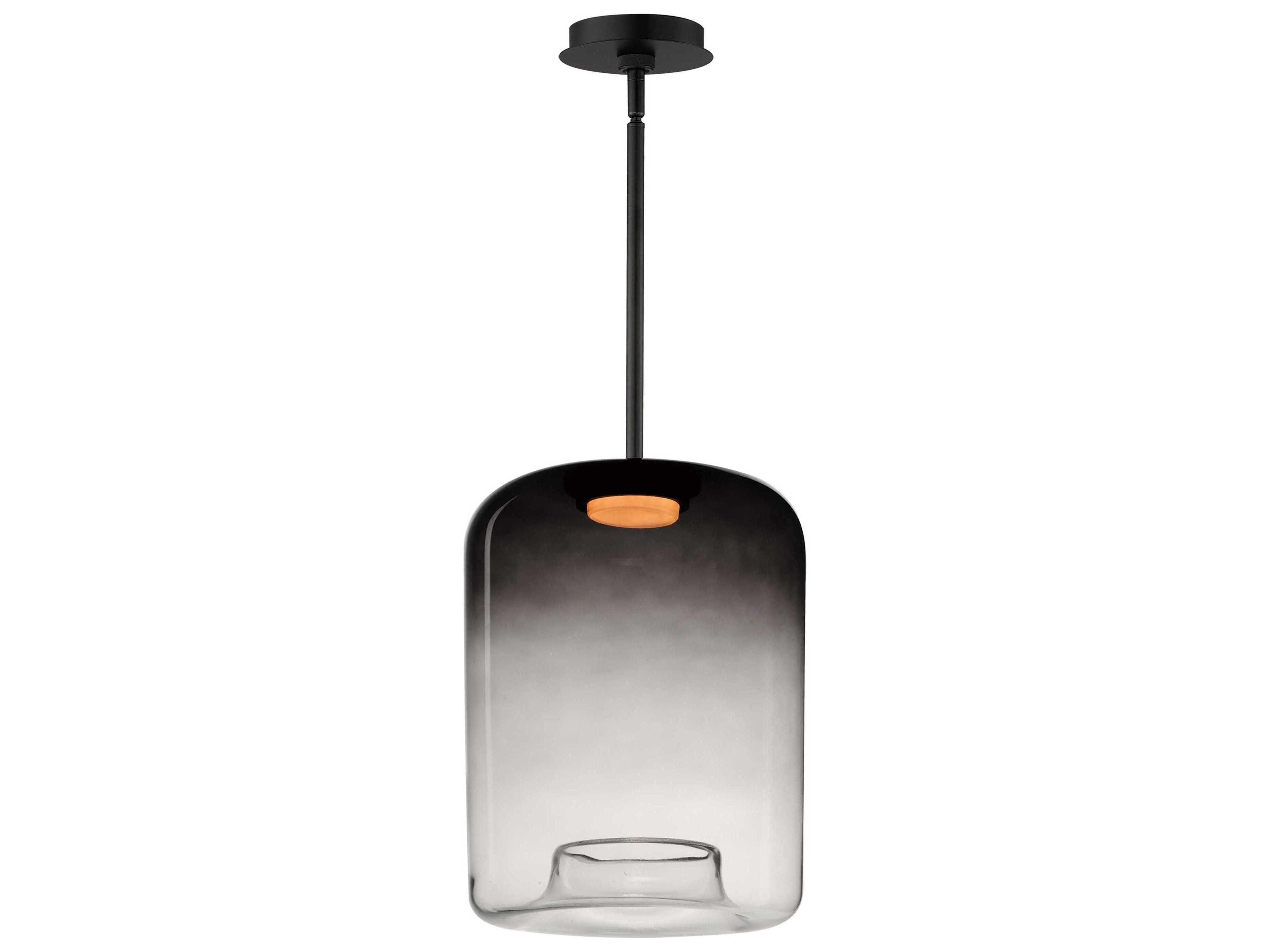 ET2 Bombona 1-Light Black Cylinder Mini Pendant
