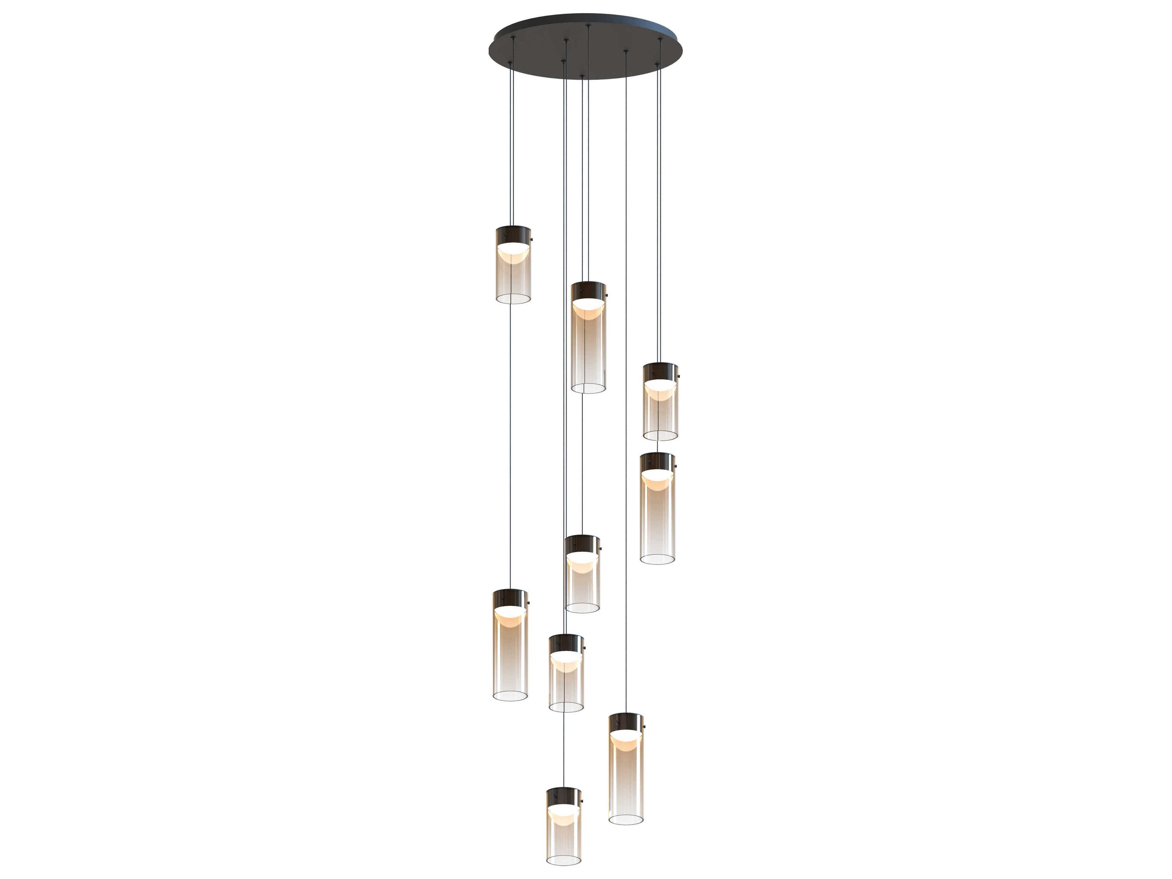 ET2 Highball 9-Light Gunmetal Cylinder Pendant