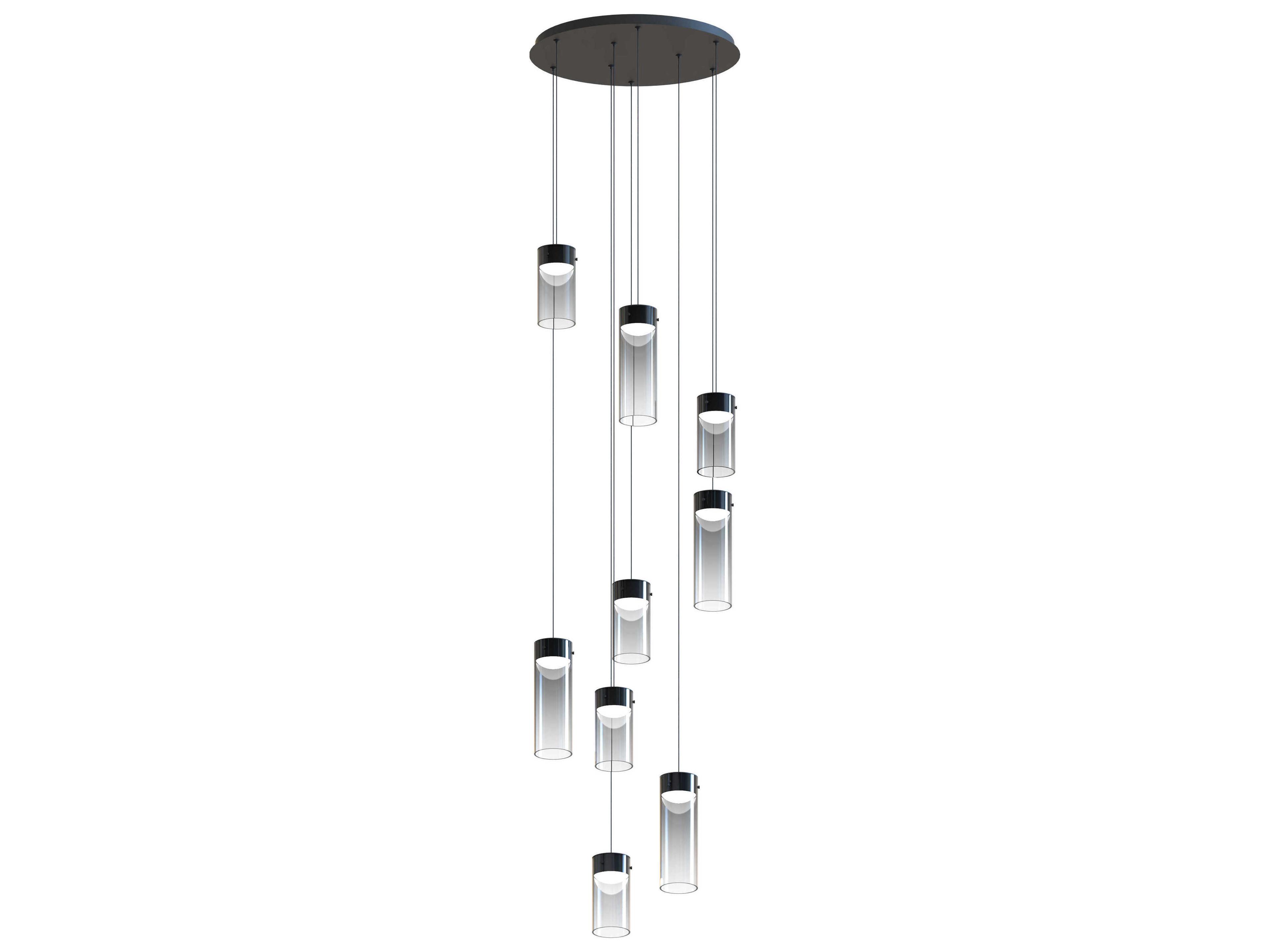 ET2 Highball 9-Light Gunmetal Cylinder Pendant