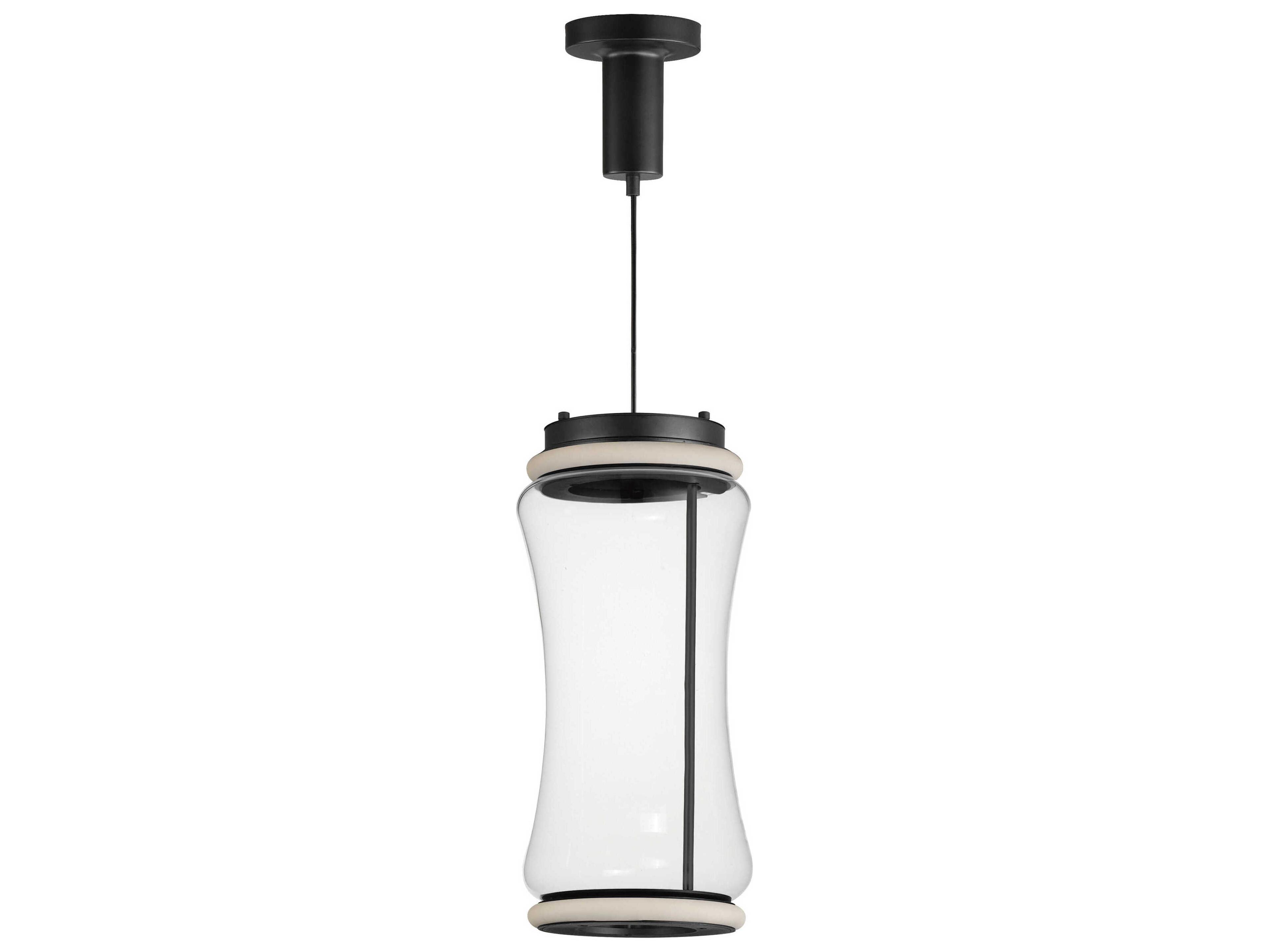 ET2 2-Light Black Cylinder Geometric Mini Pendant