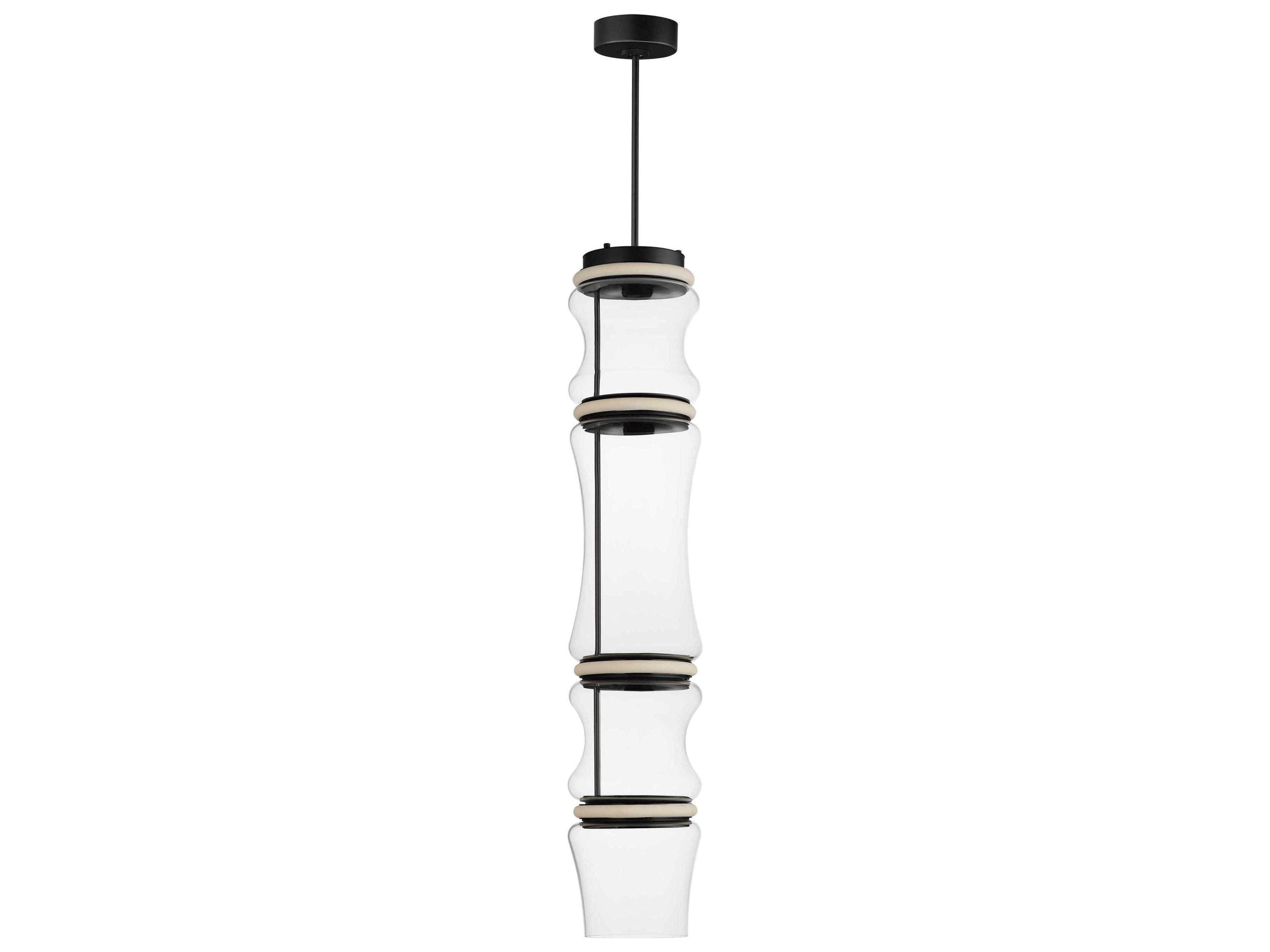 ET2 4-Light Black Cylinder Geometric Mini Pendant