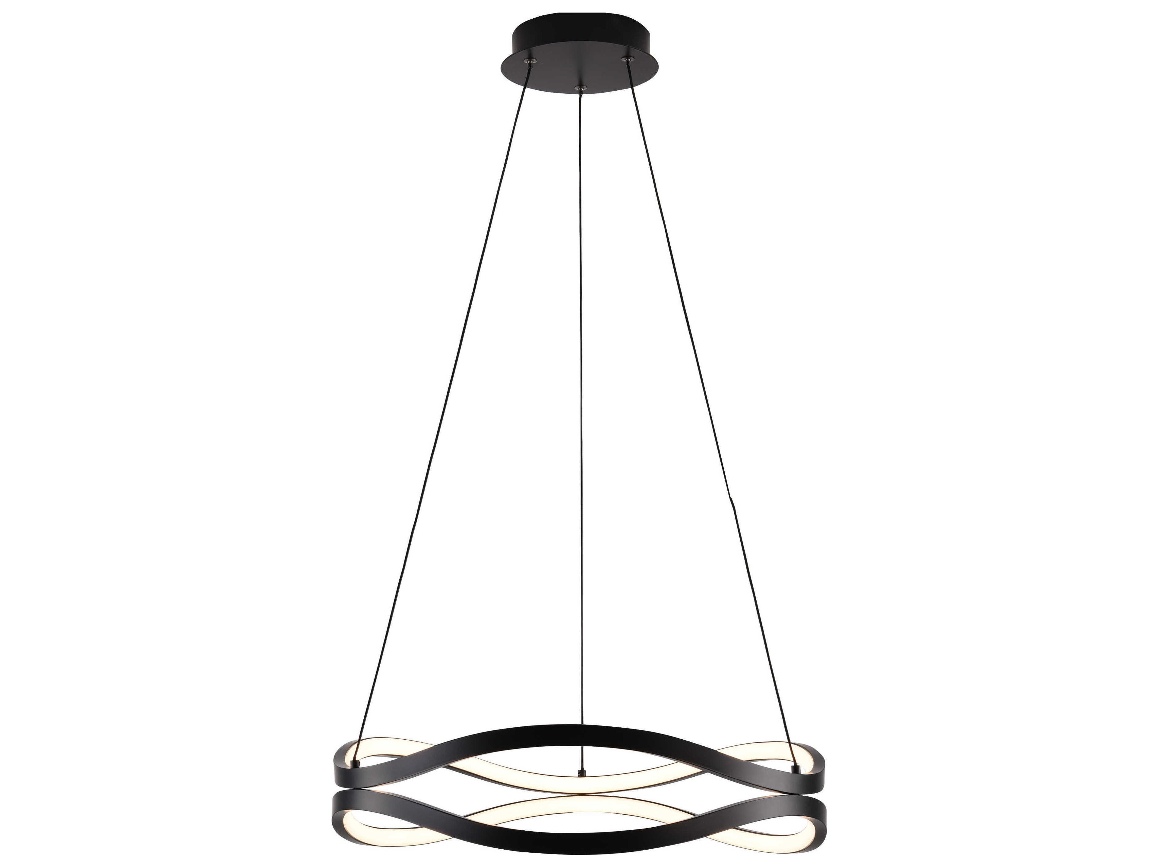 ET2 Curvo 1-Light Black Pendant