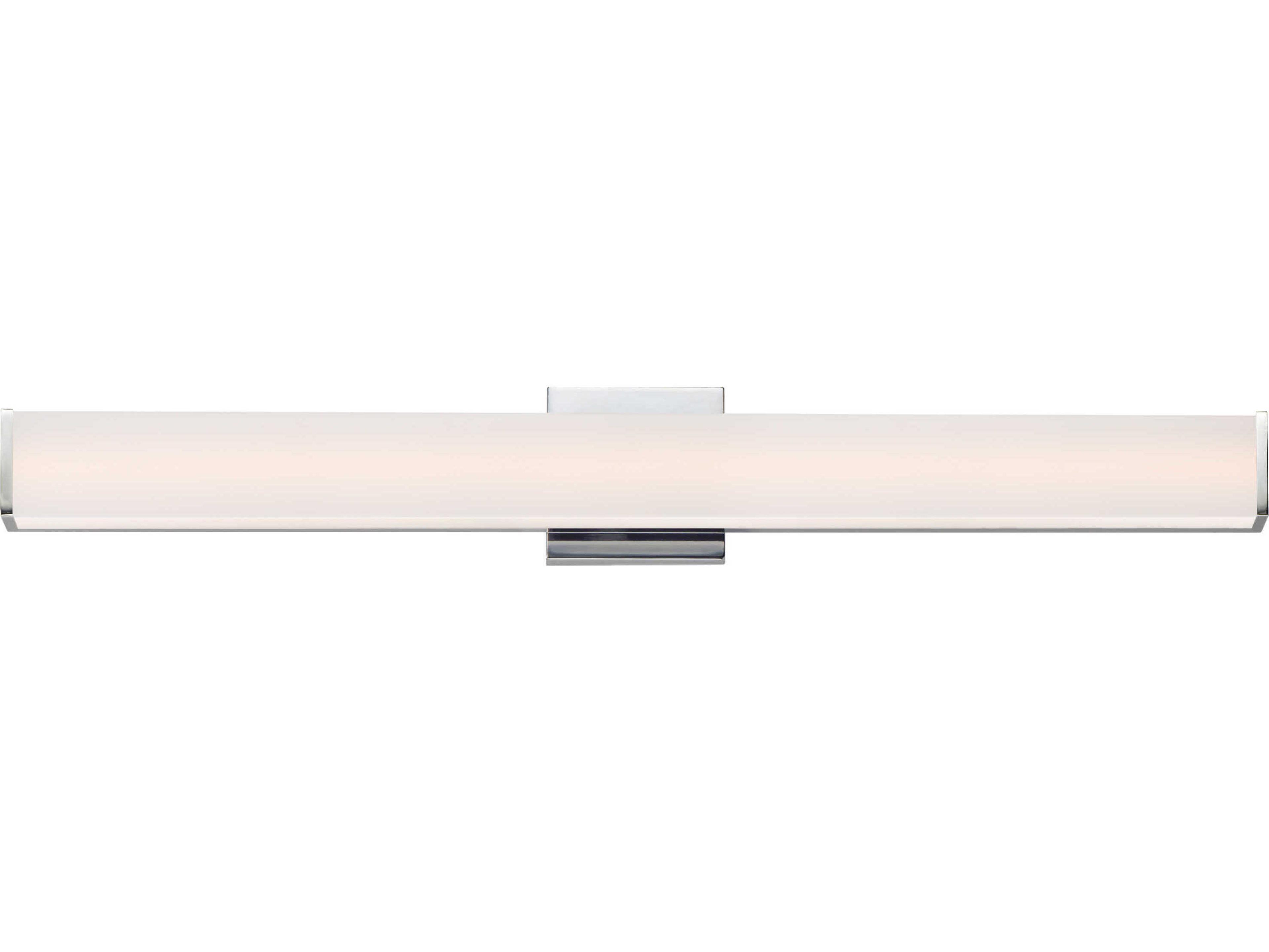 ET2 Baritone 1-Light Polished Chrome Glass LED Vanity Light