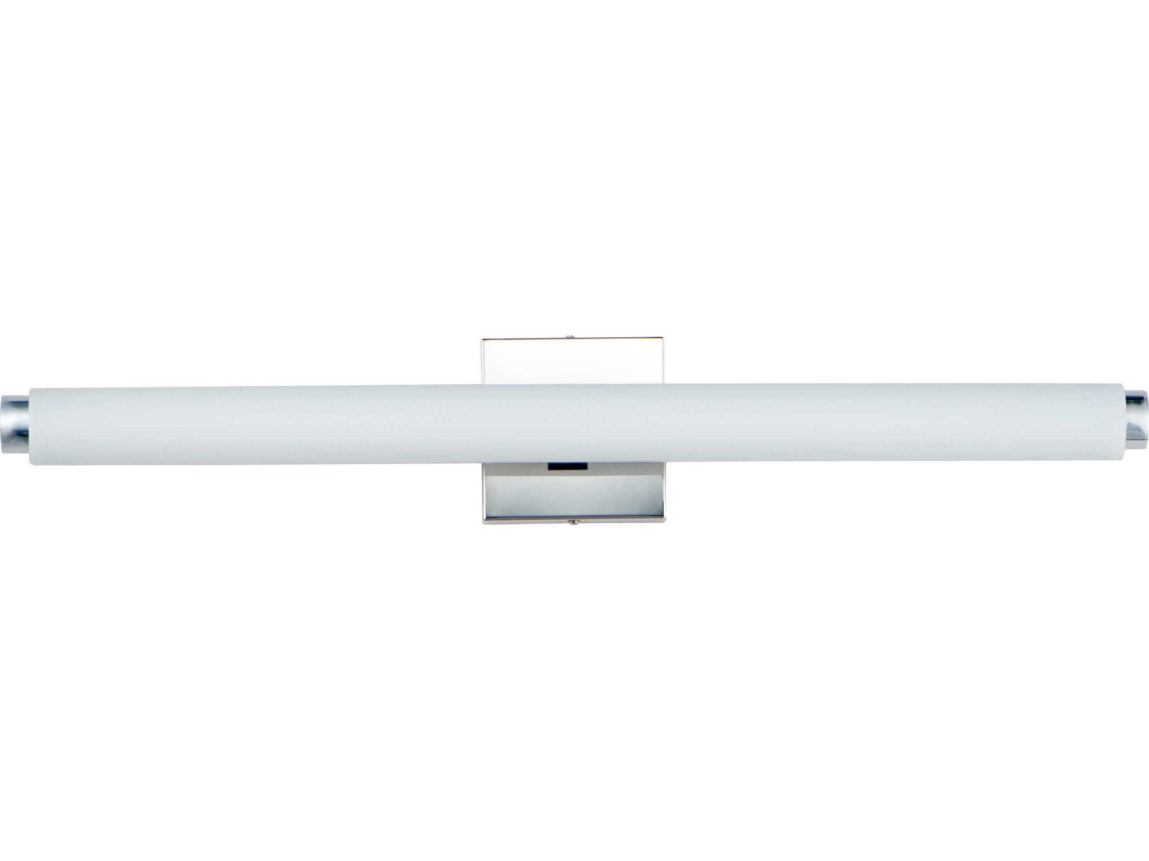 ET2 Soprano 1-Light Polished Chrome White Glass LED Vanity Light