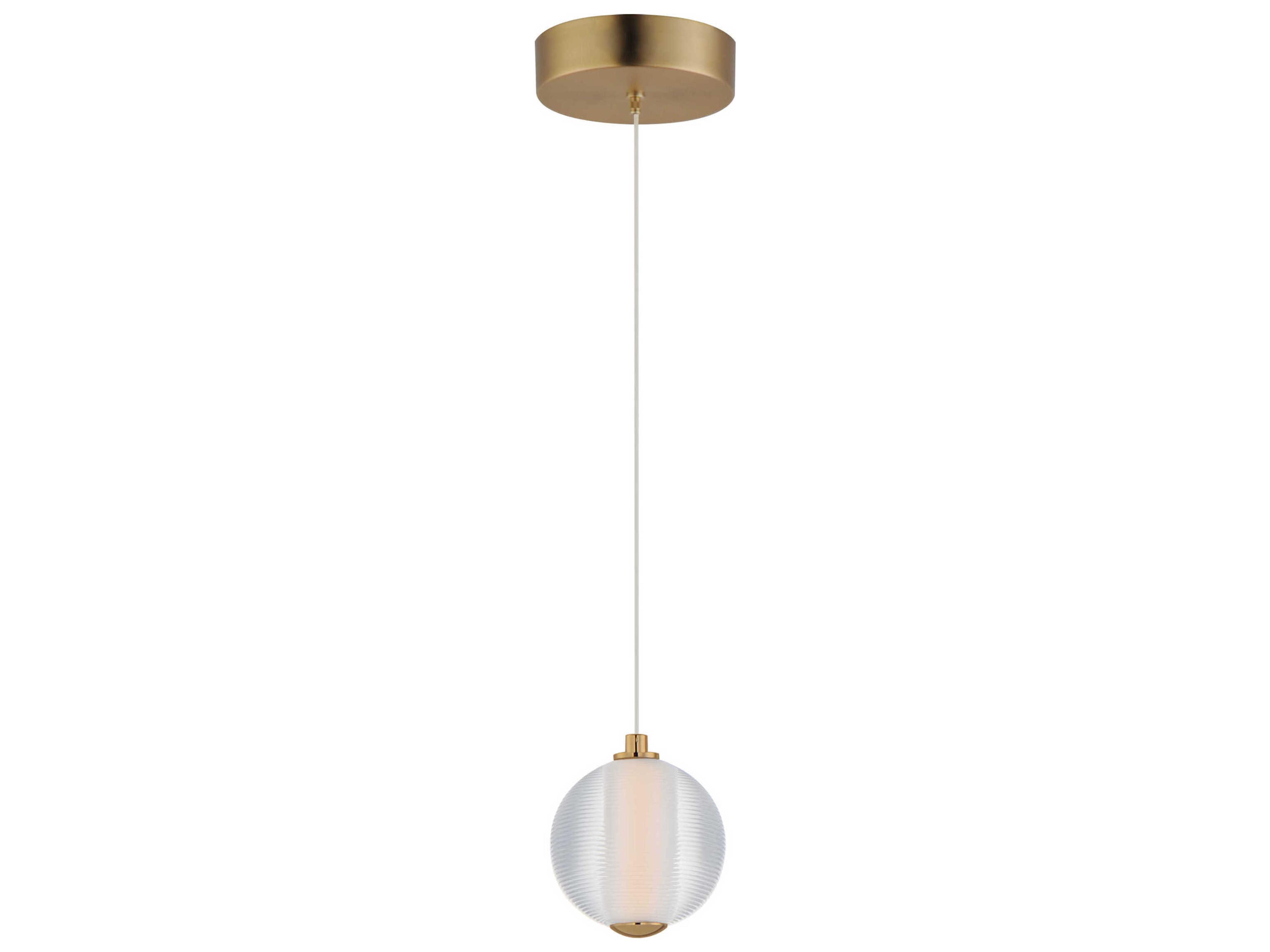 ET2 1-Light Gold Globe Mini Pendant