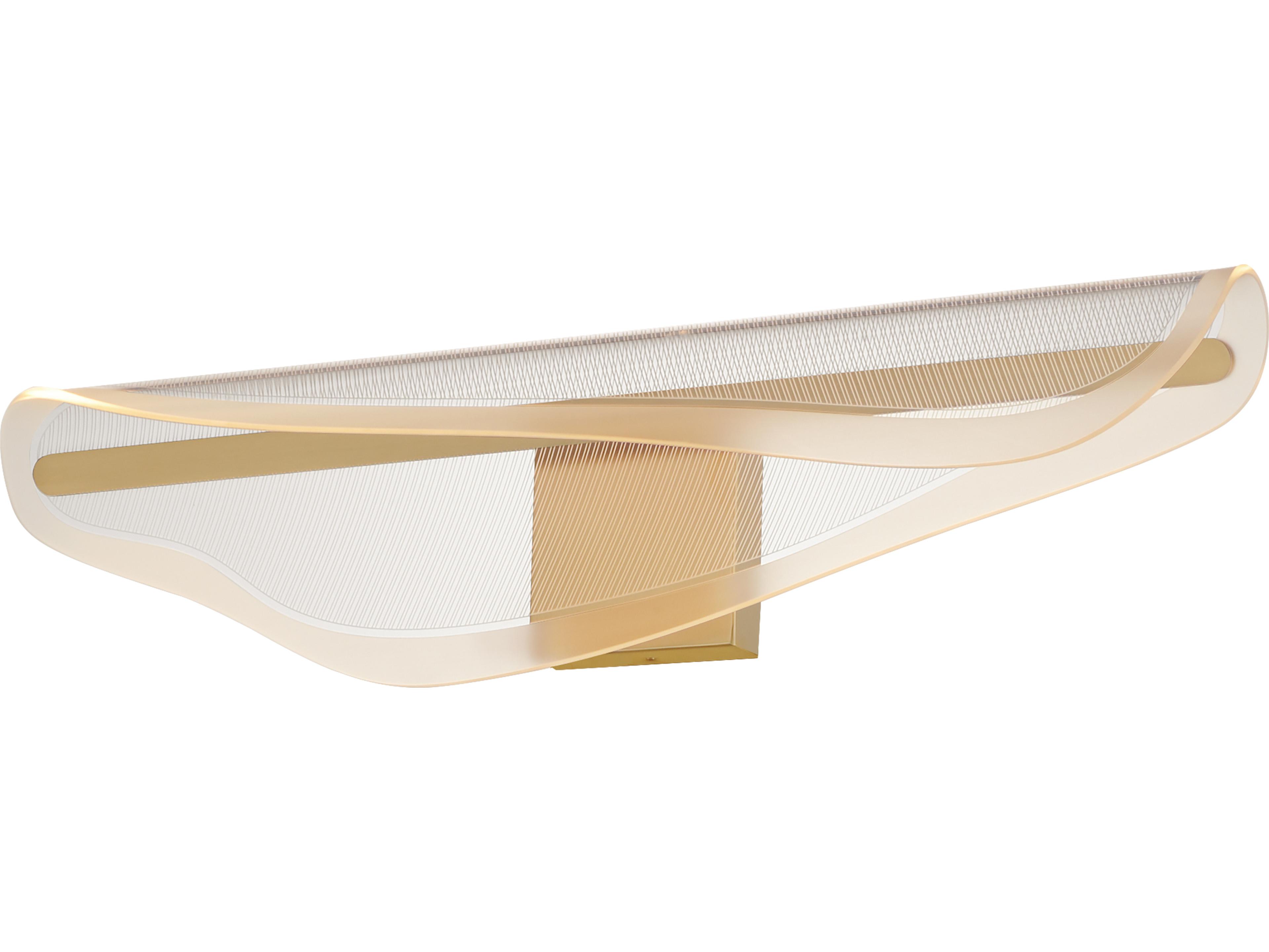 ET2 Manta 1-Light Gold Vanity Light