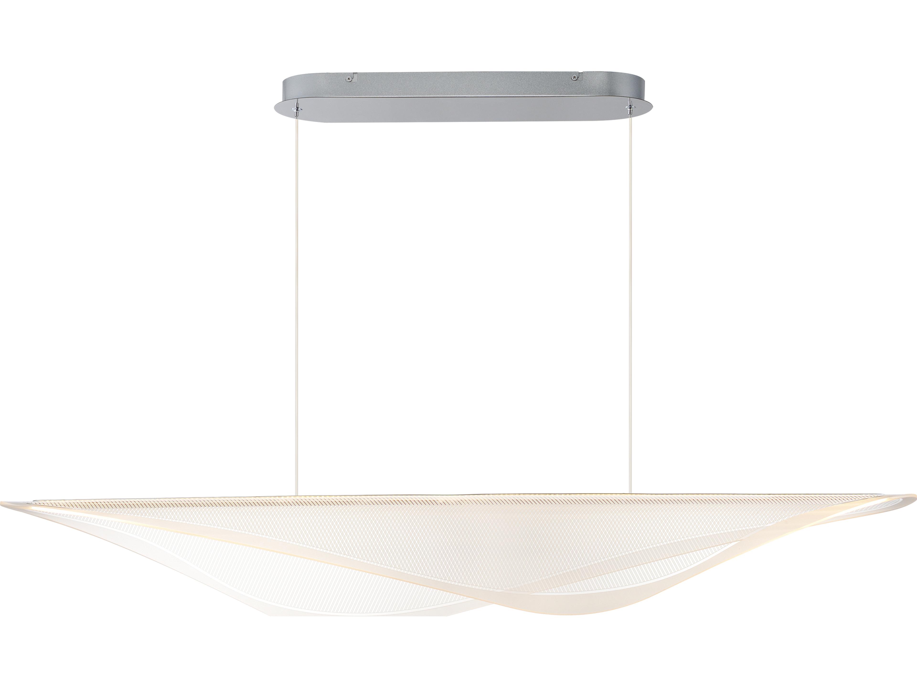 ET2 Manta 1-Light Polished Chrome Linear Island Pendant
