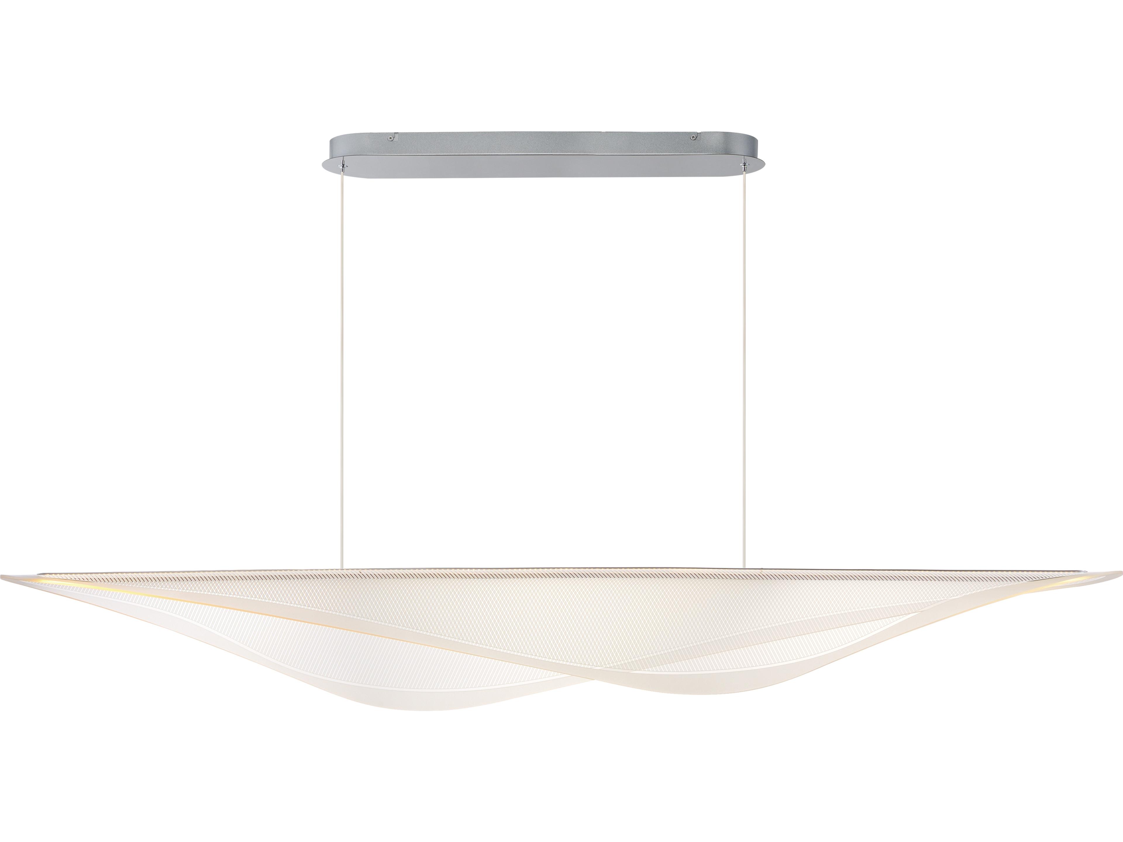 ET2 Manta 1-Light Polished Chrome Linear Island Pendant
