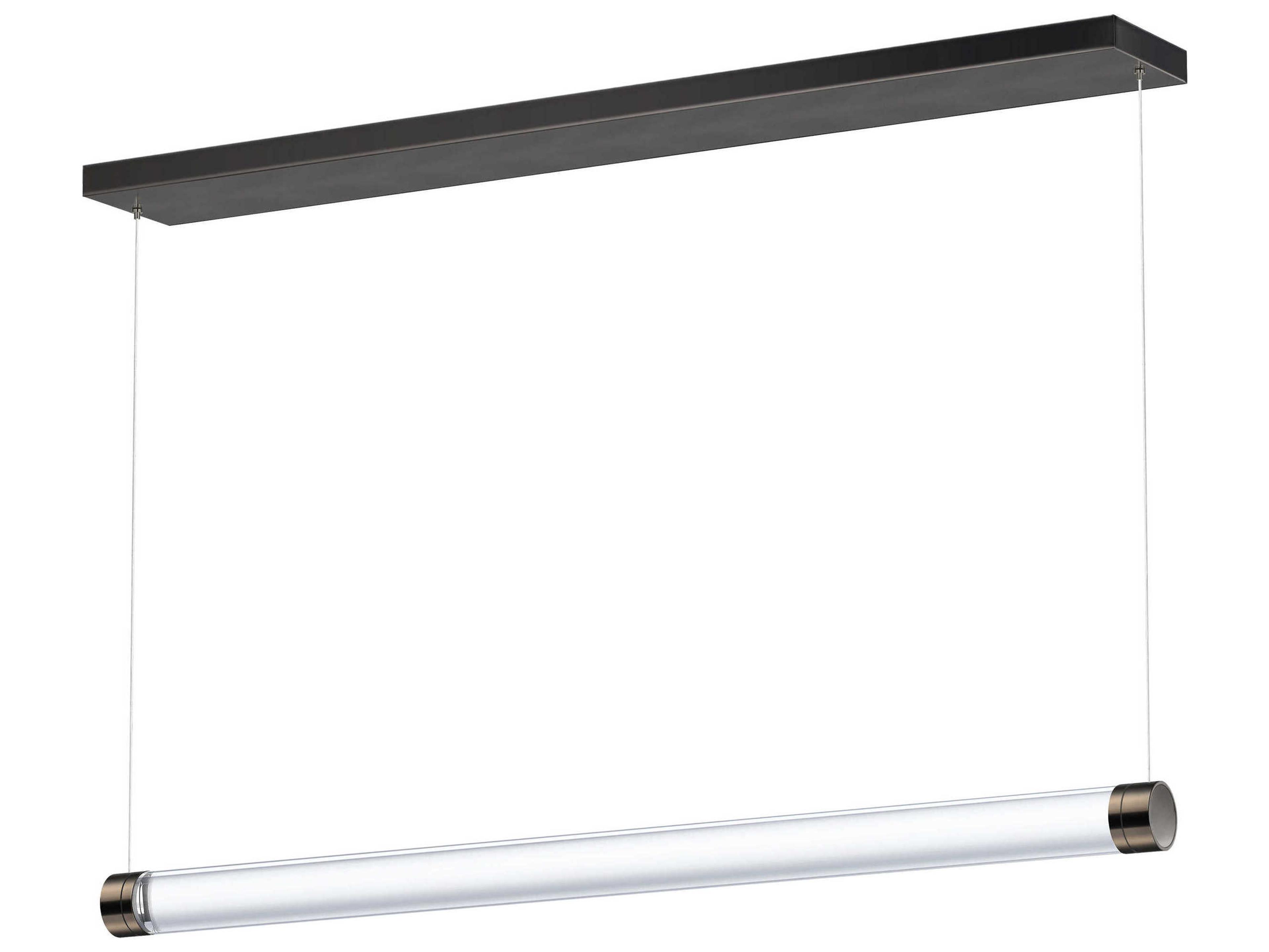 ET2 Vanish 1-Light Gunmetal Black Linear Island Pendant