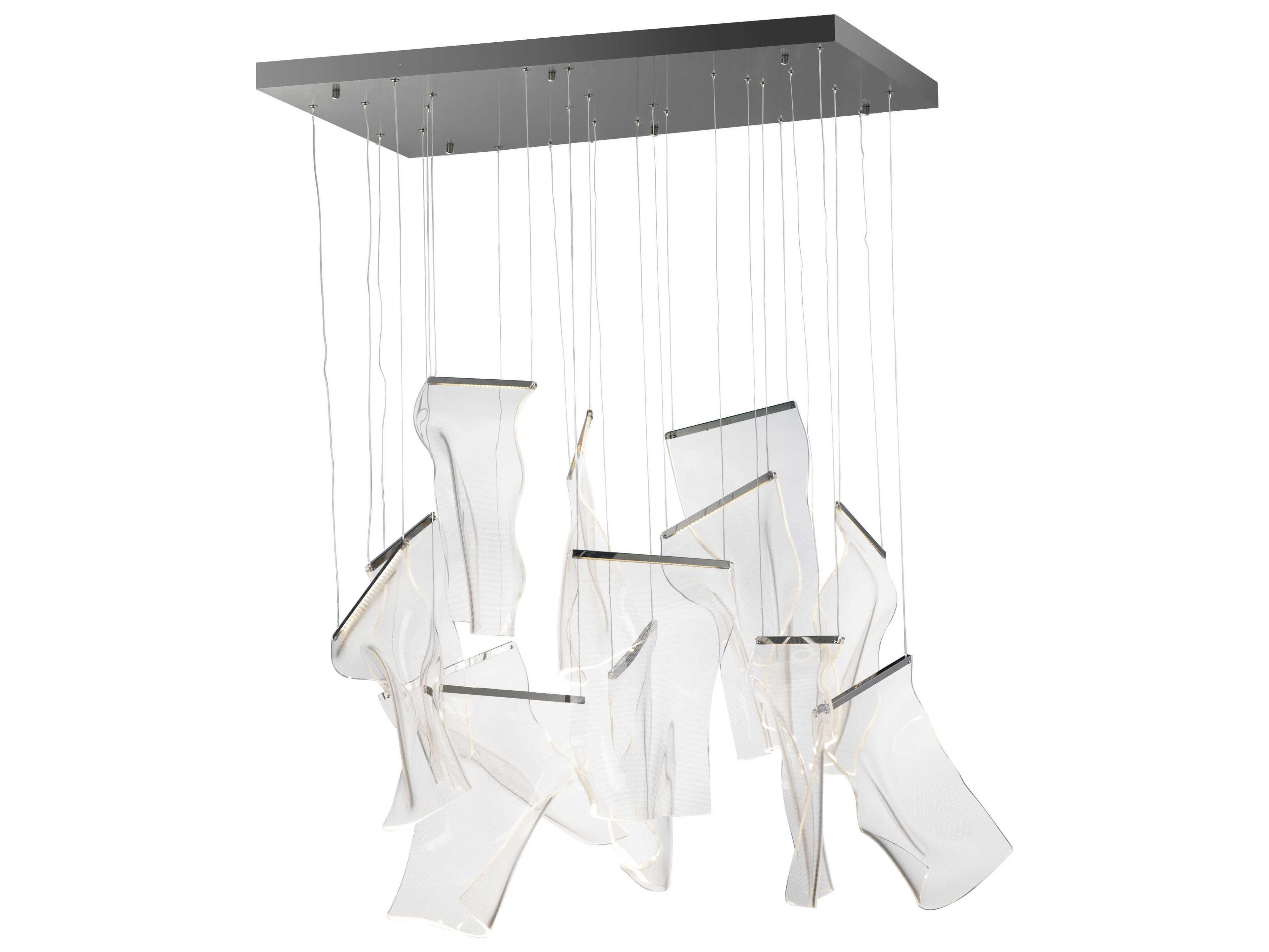 ET2 Rinkle 13-Light Brushed Gunmetal LED Island Pendant