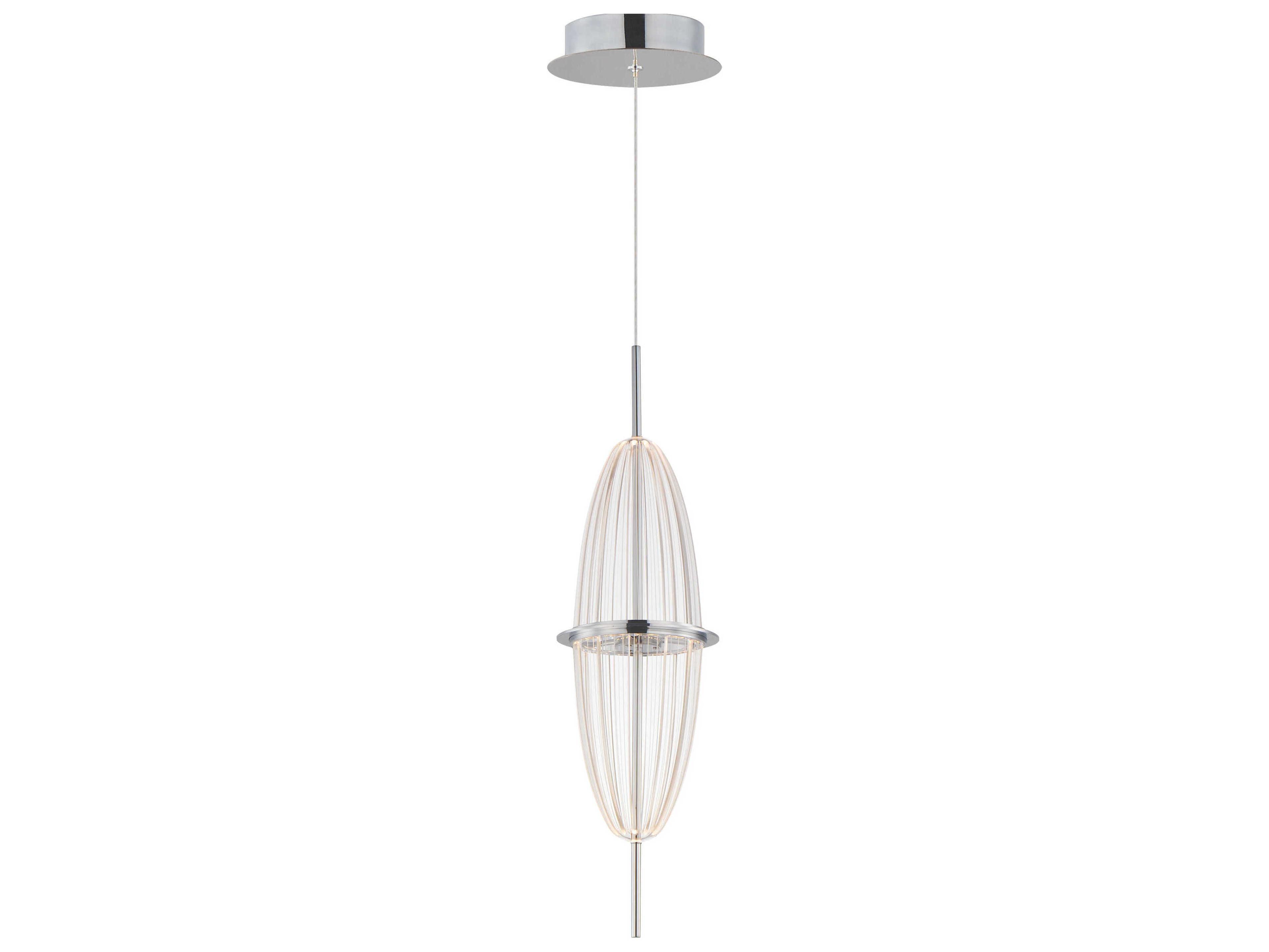 ET2 1-Light Polished Chrome Mini Pendant