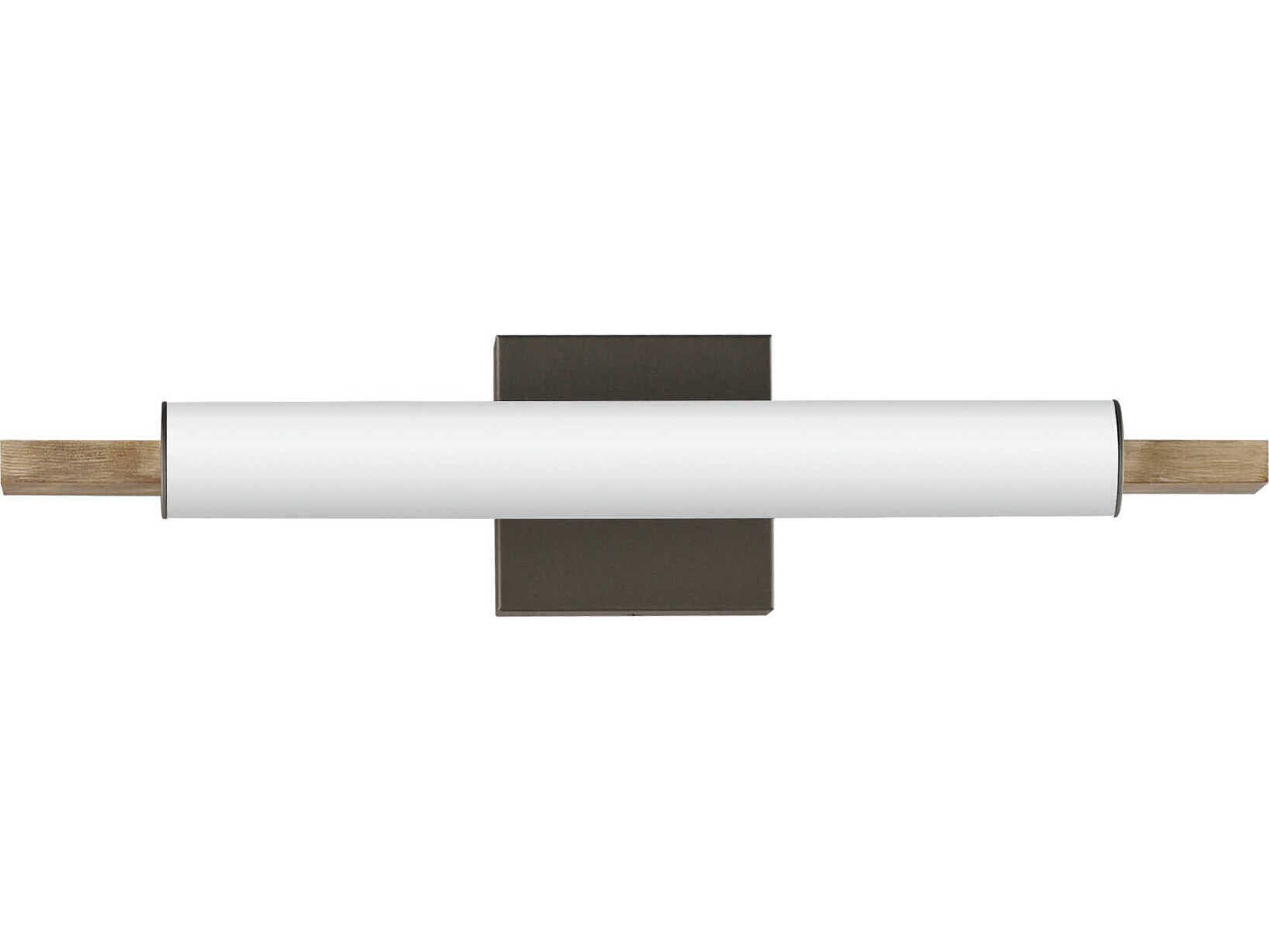 ET2 Joist 1-Light Driftwood Charcoal Gray Vanity Light