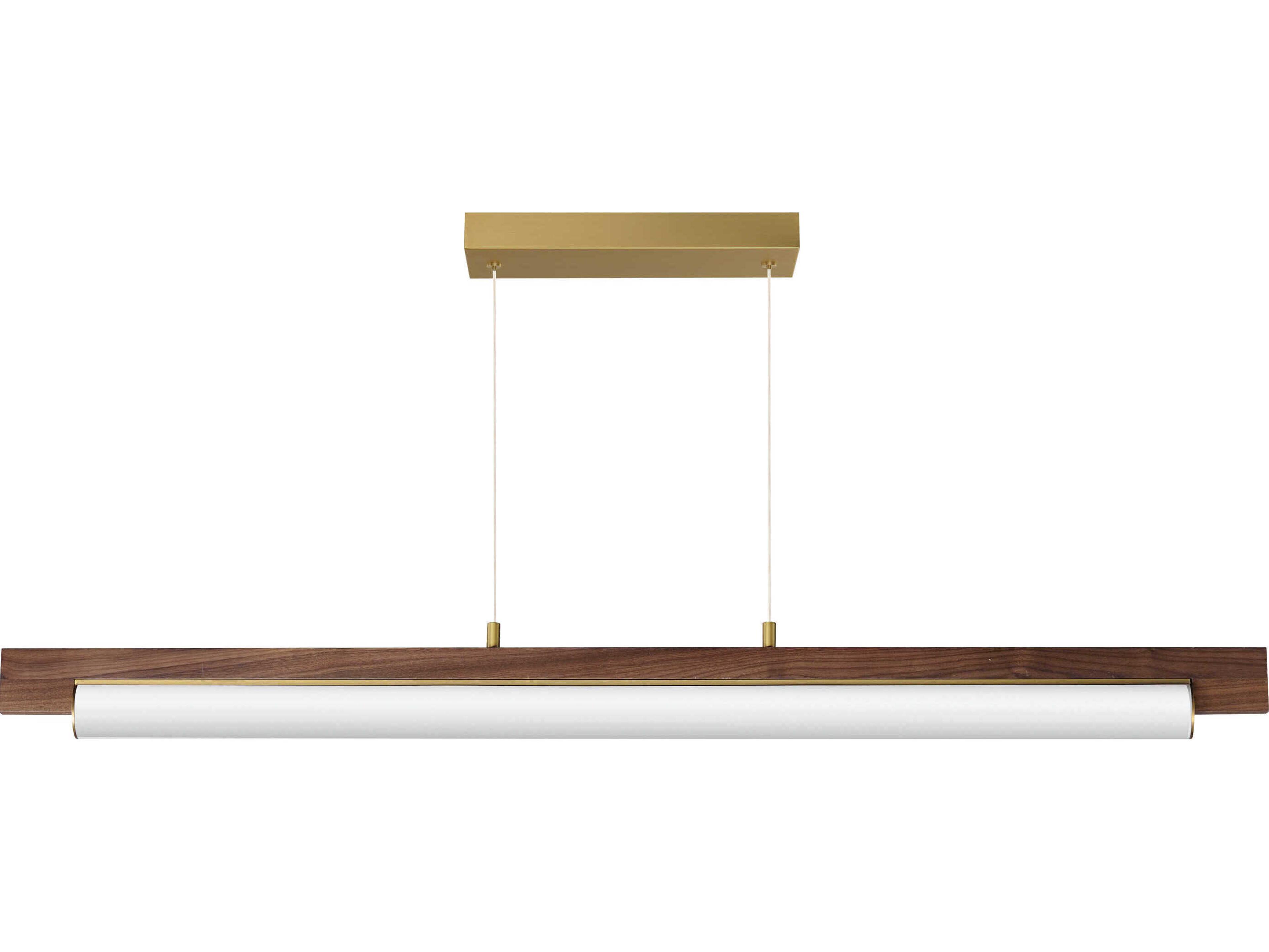 ET2 Joist 1-Light Natural Aged Brass Linear Island Pendant