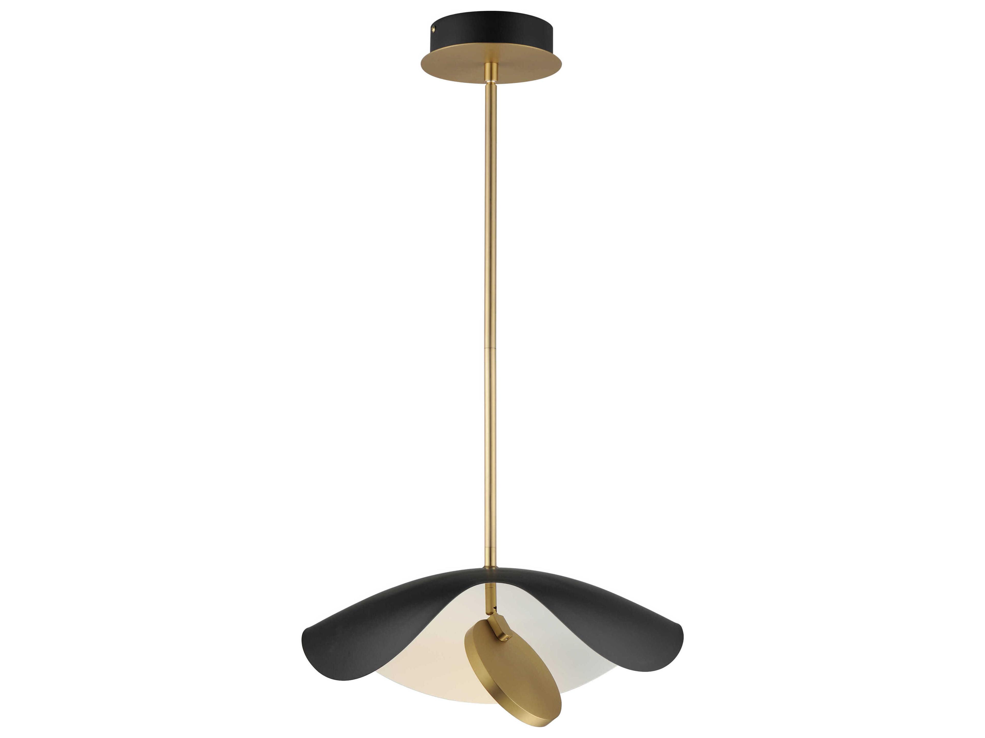 ET2 Carmen 1-Light Black Gold LED Pendant