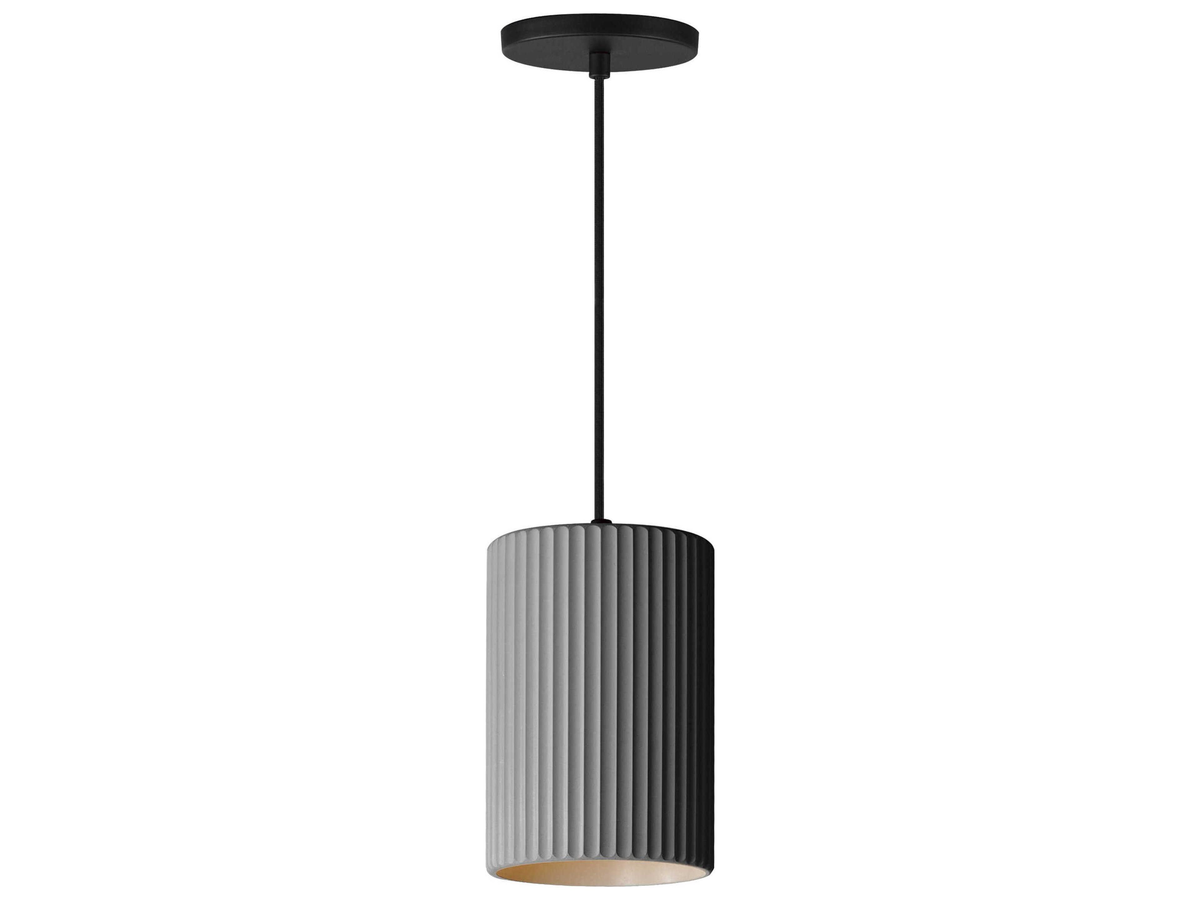 ET2 1-Light Gray Cylinder Mini Pendant