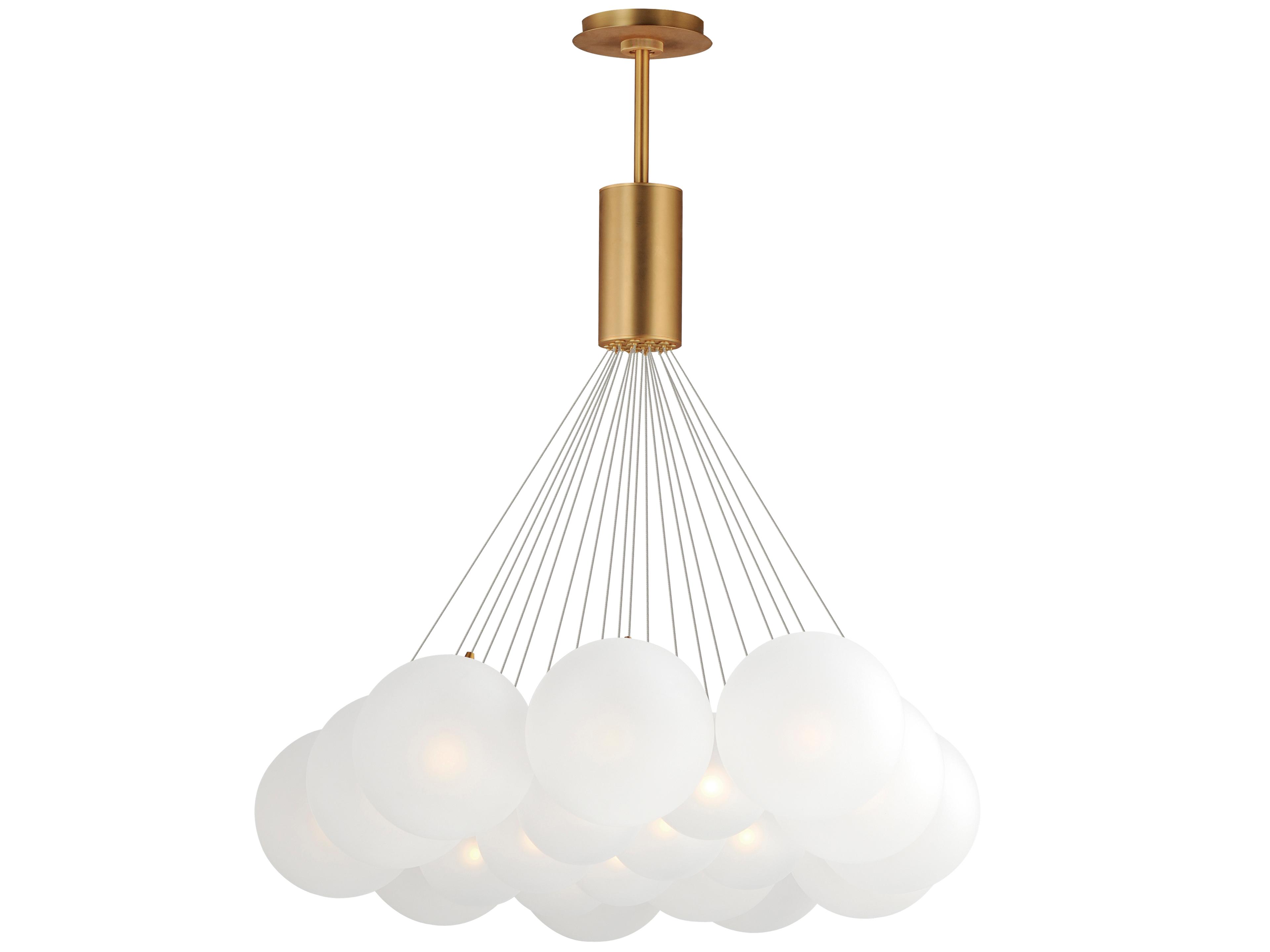 ET2 Burst 20-Light Gold Globe Pendant
