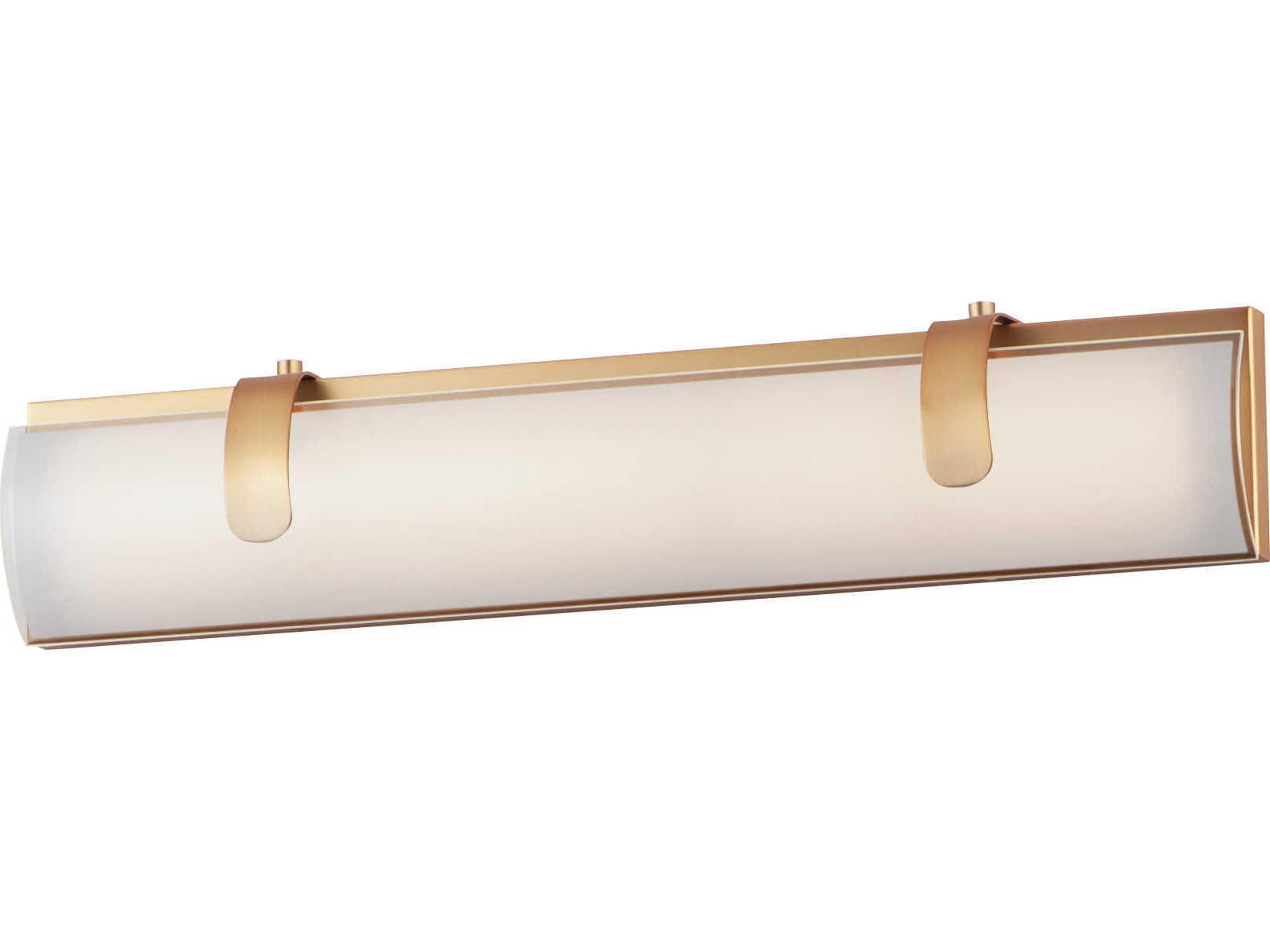 ET2 Clutch 2-Light Gold Glass LED Vanity Light