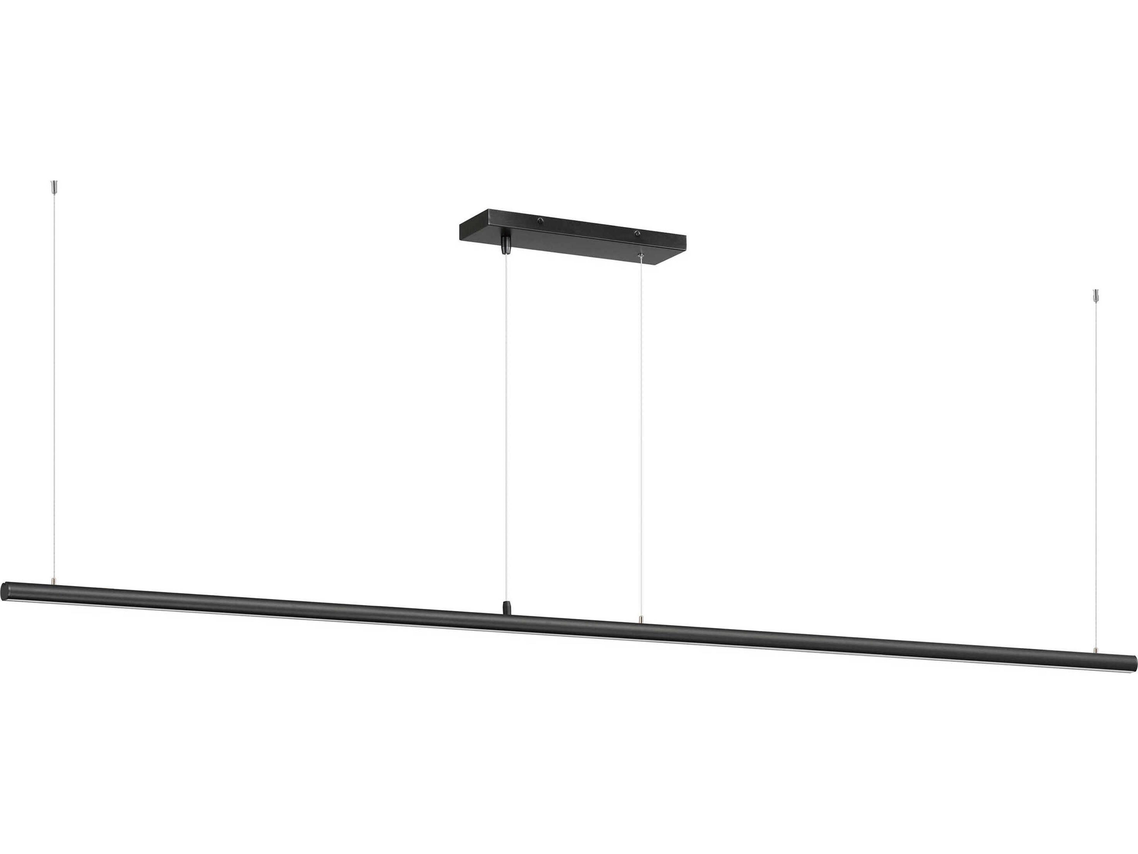 ET2 Continuum 1-Light Black LED Linear Island Pendant