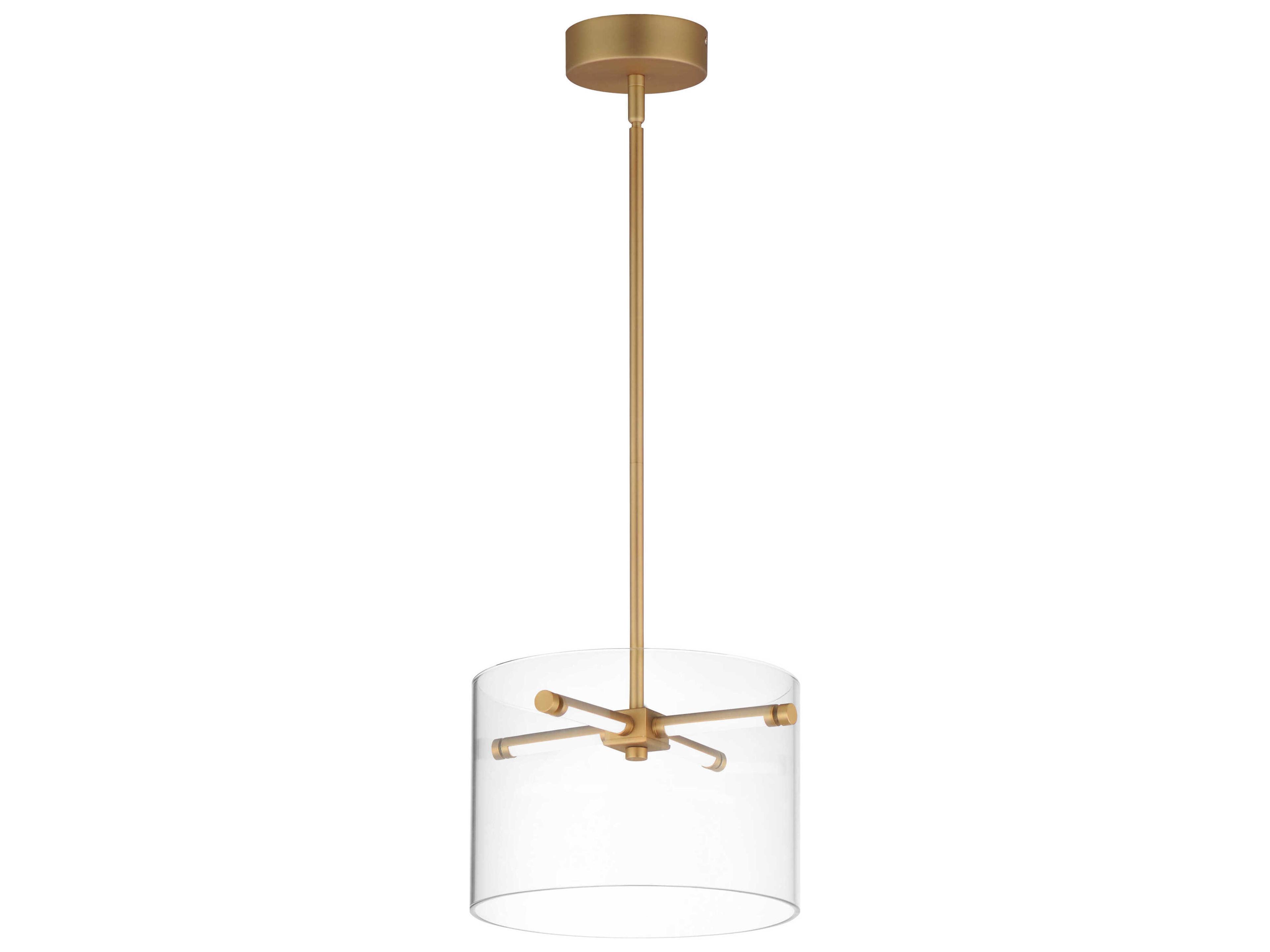 ET2 Polo 1-Light Gold Cylinder Mini Pendant