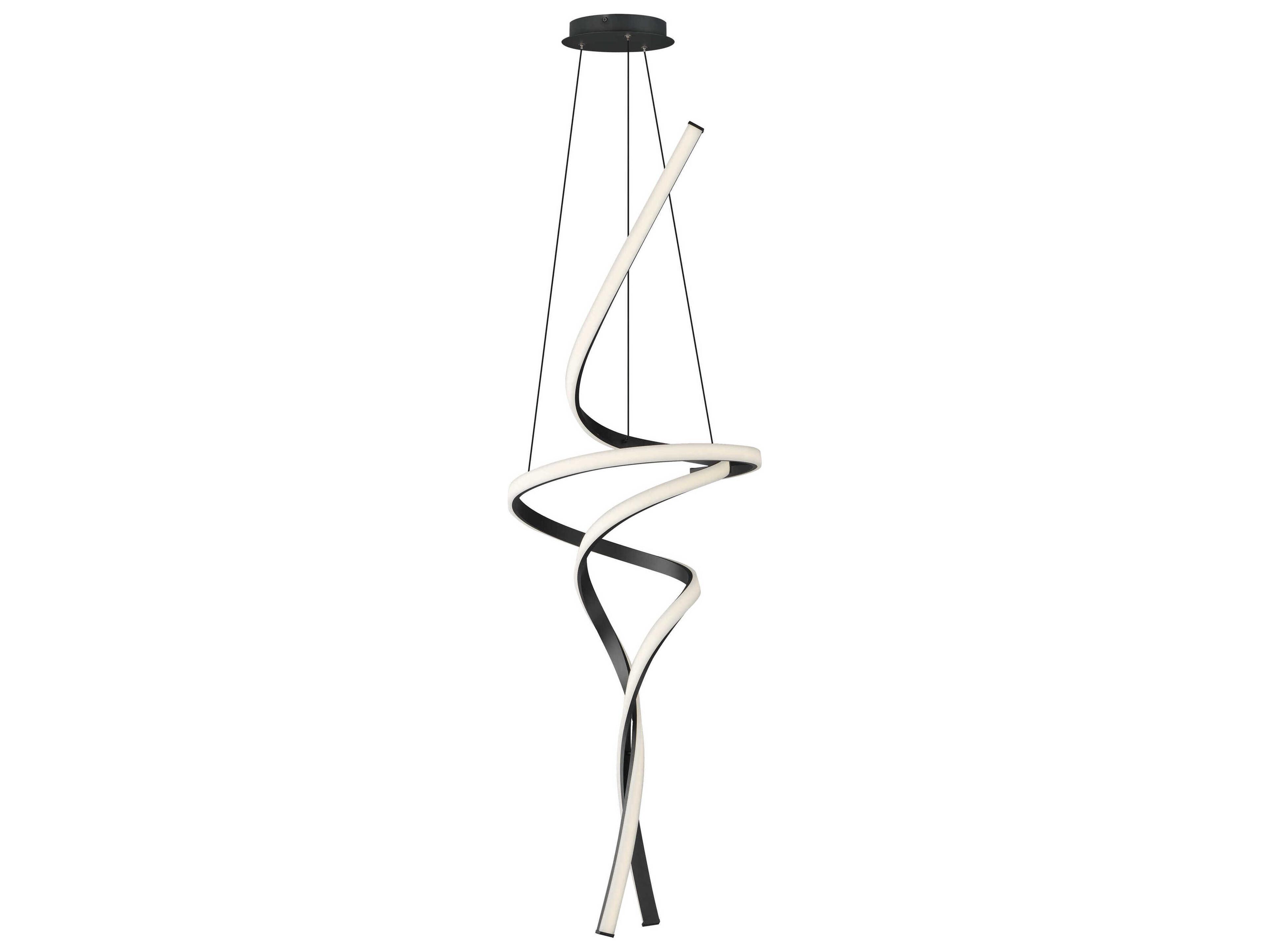 ET2 Serpentine 2-Light Black Pendant