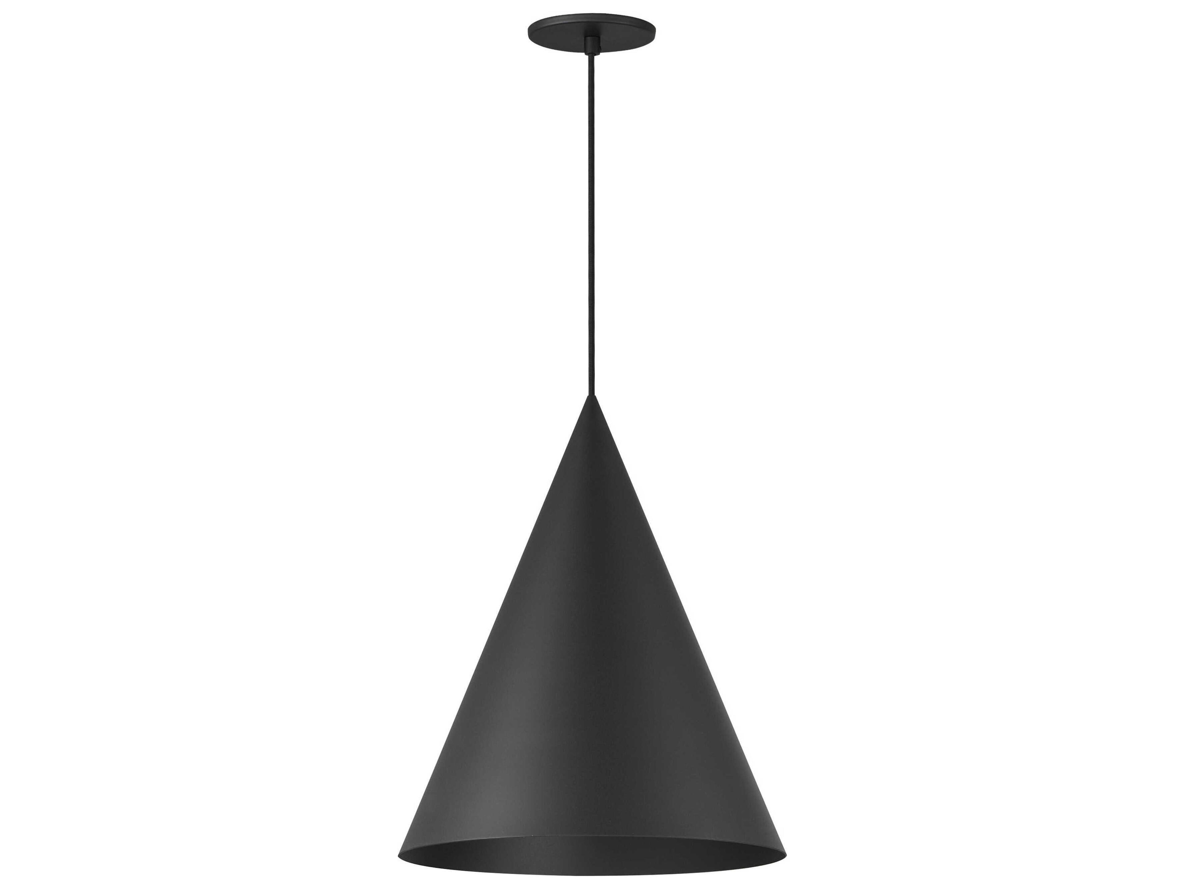 ET2 Pitch 1-Light Black LED Pendant