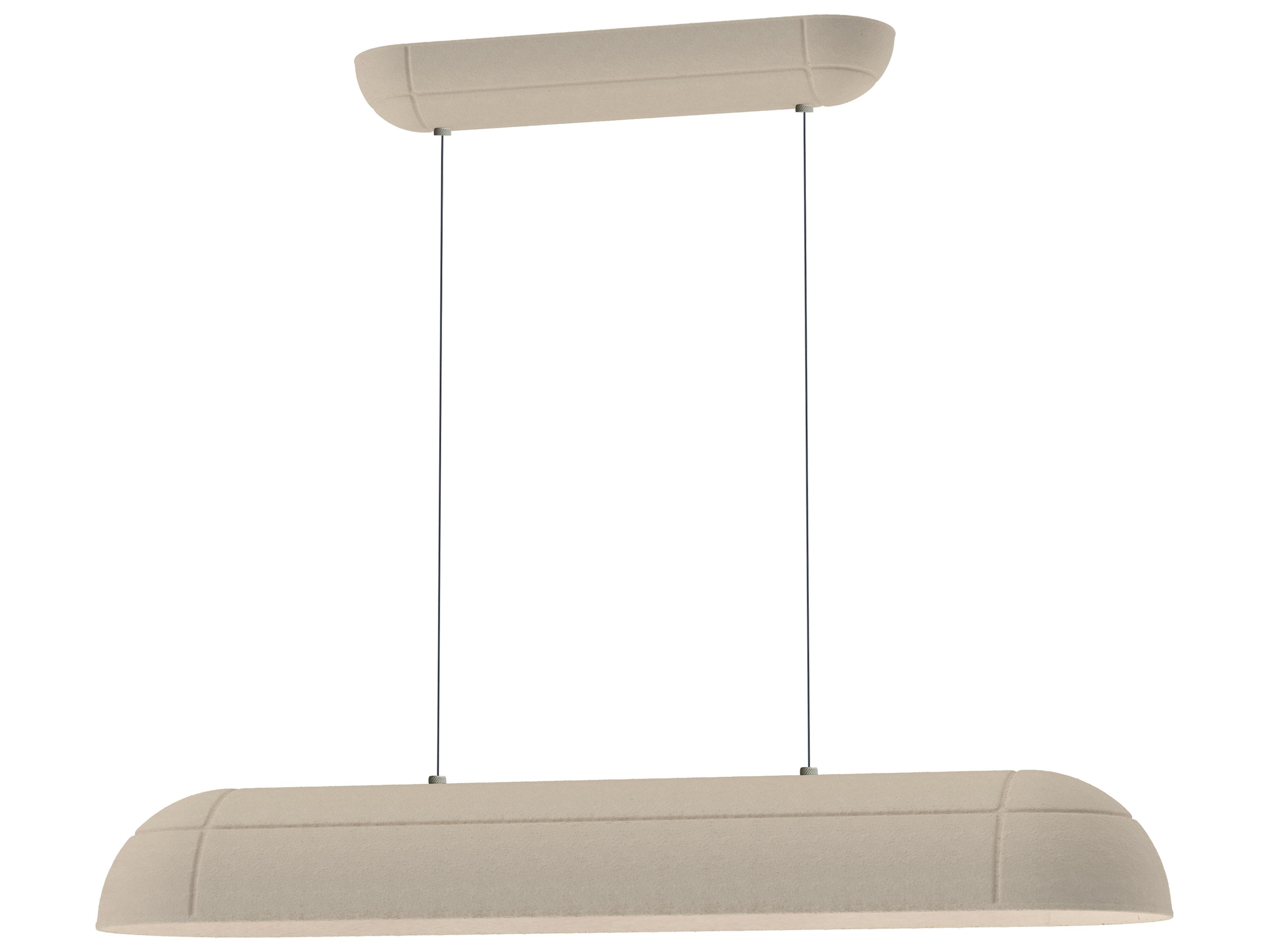ET2 Wimbledon 1-Light Light Cream Off White Linear Island Pendant