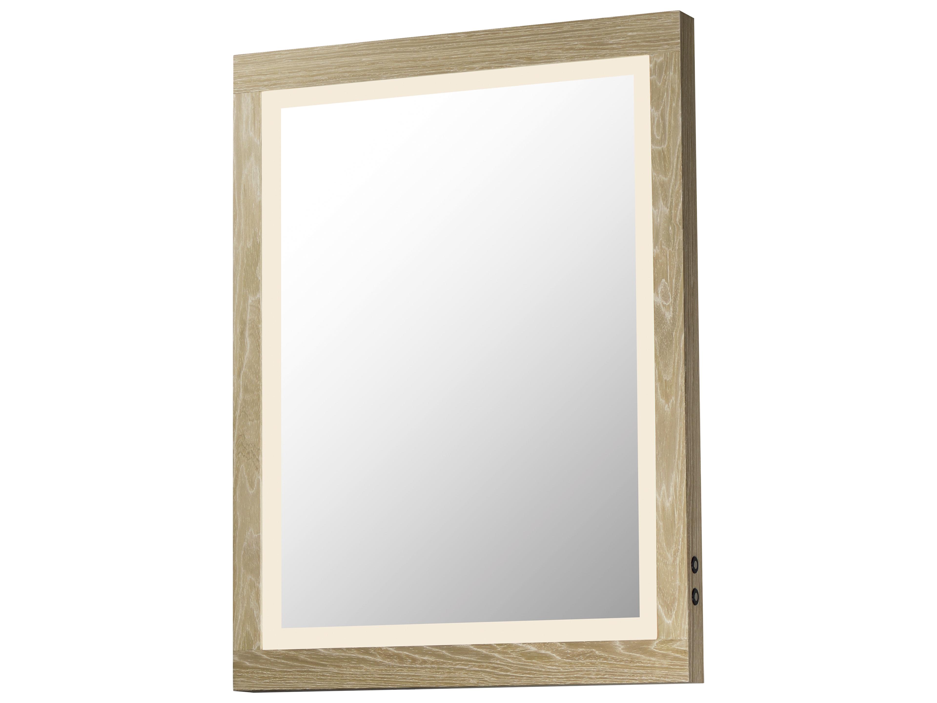 ET2 Sawyer Oak Rectangular Wall Mirror