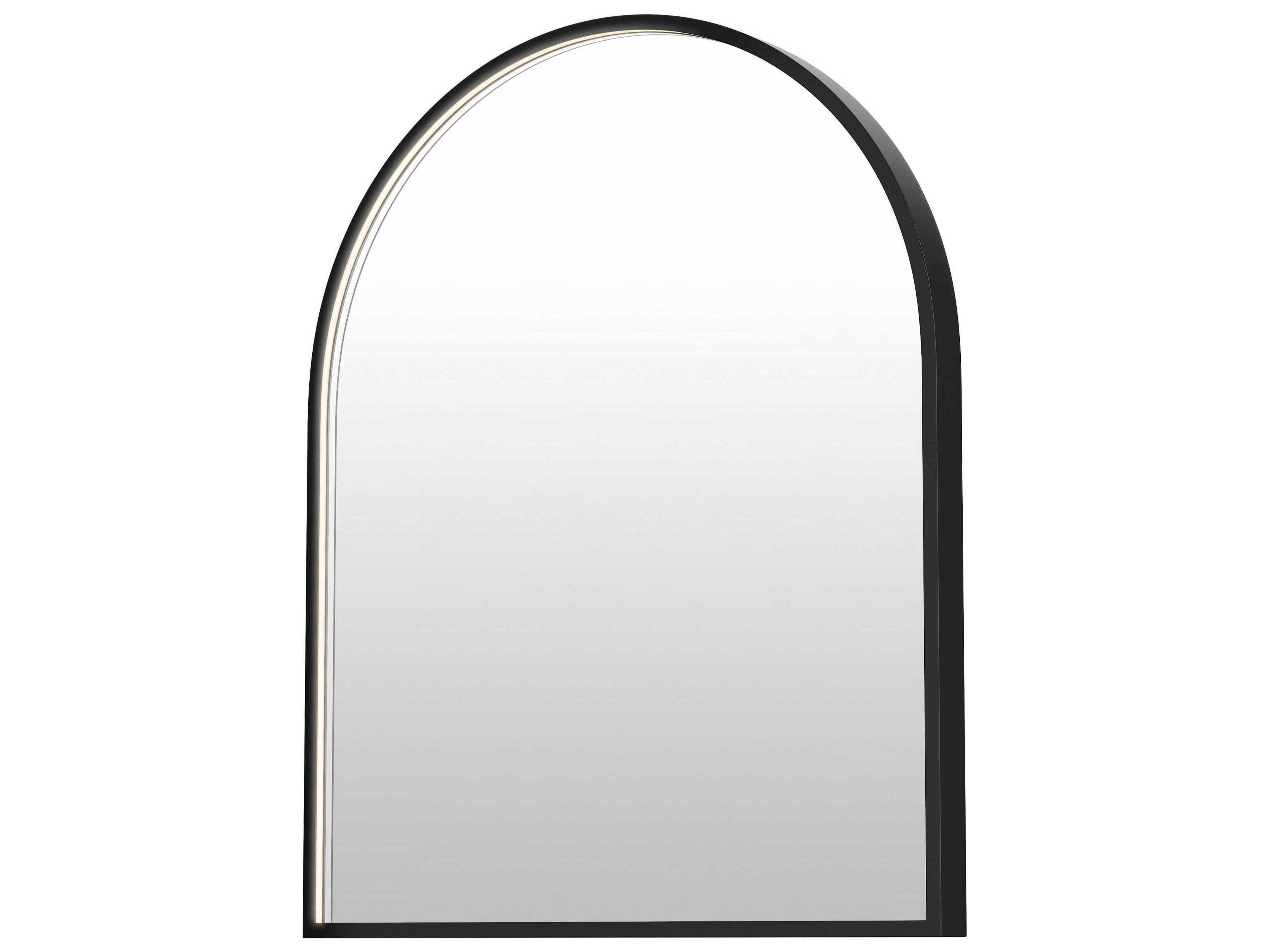 ET2 Elisse Black Arch Wall Mirror