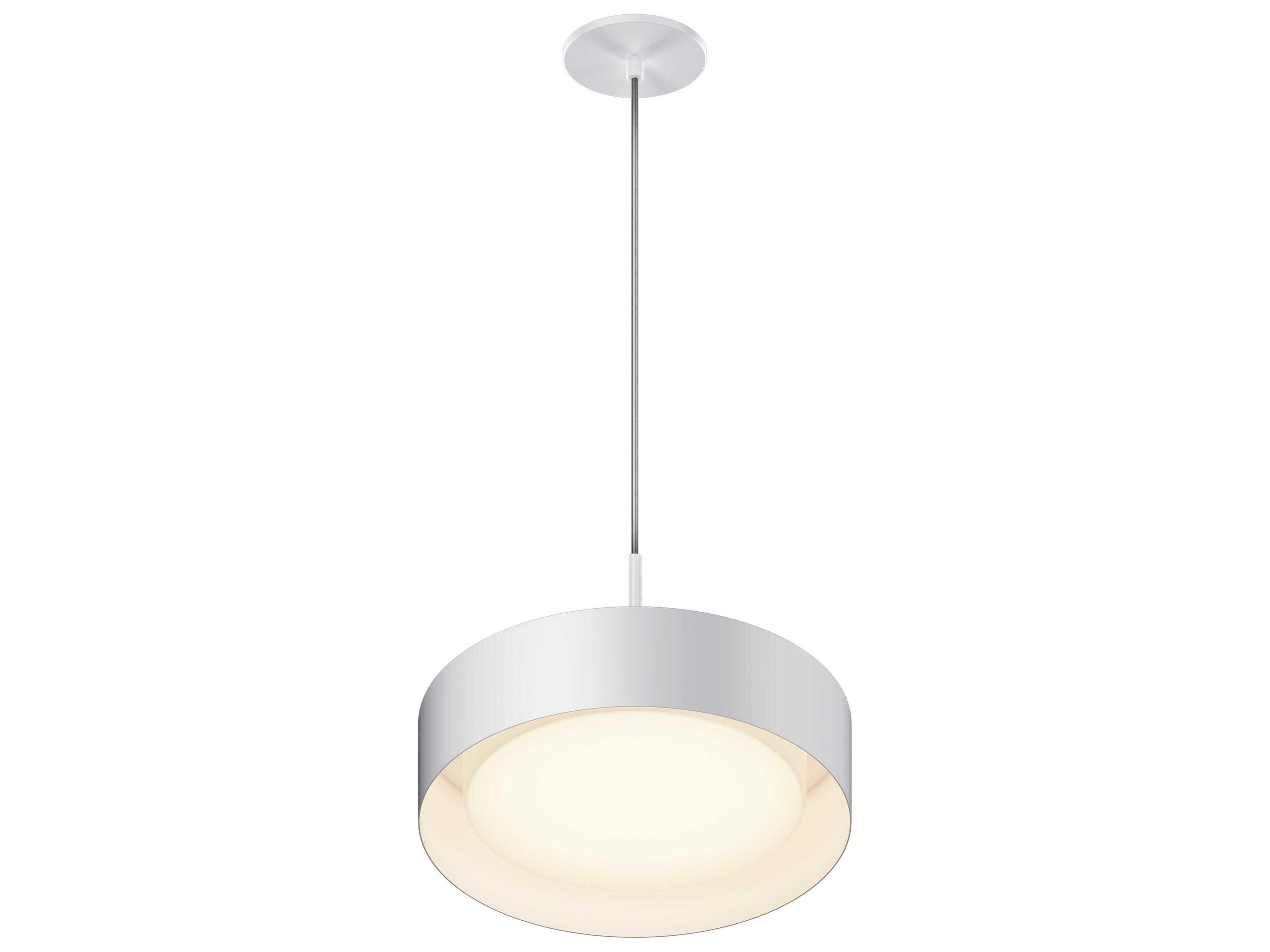 ET2 Echo 1-Light White LED Drum Pendant