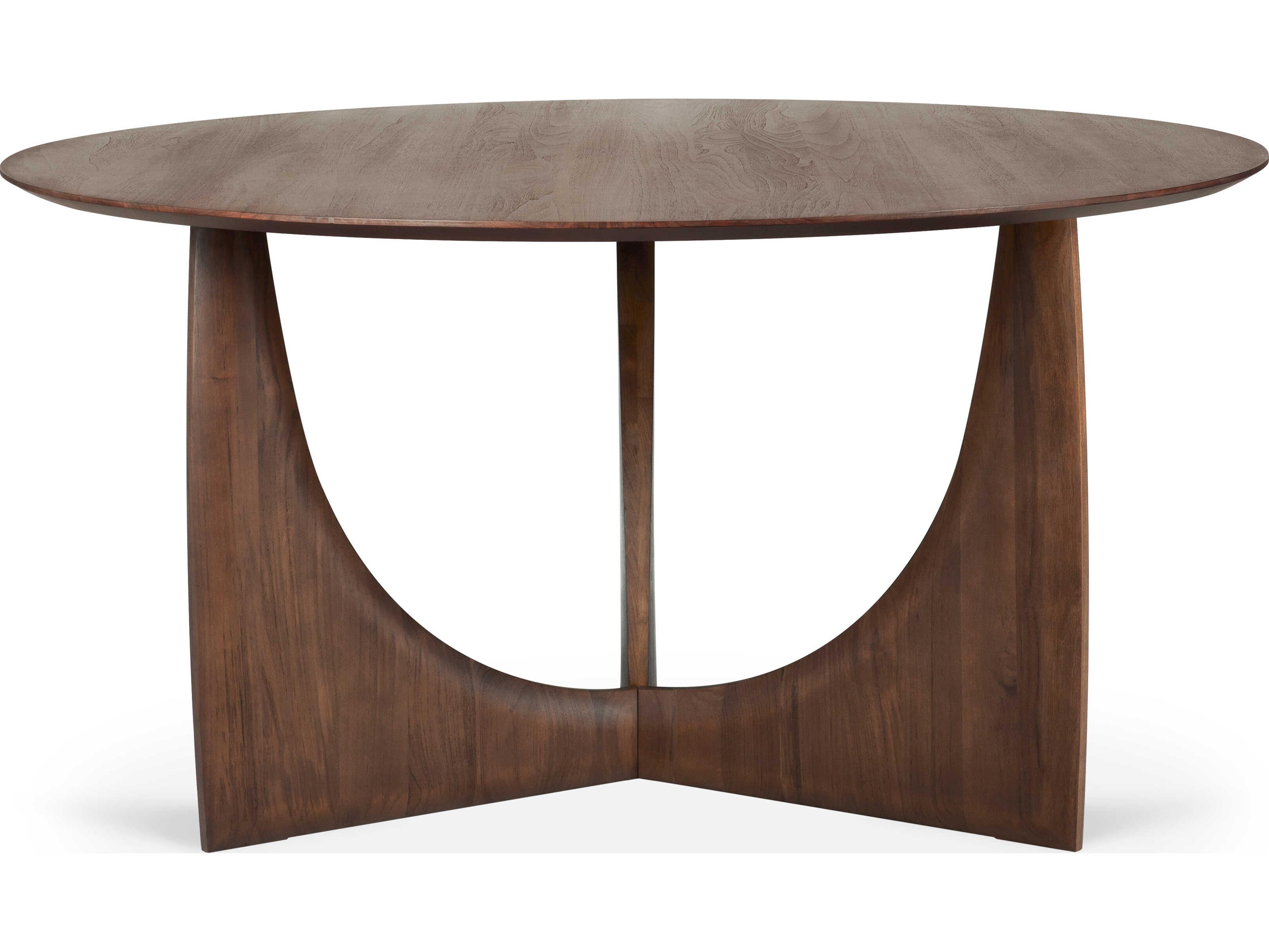 Ethnicraft Geometric Teak Brown Dining Table