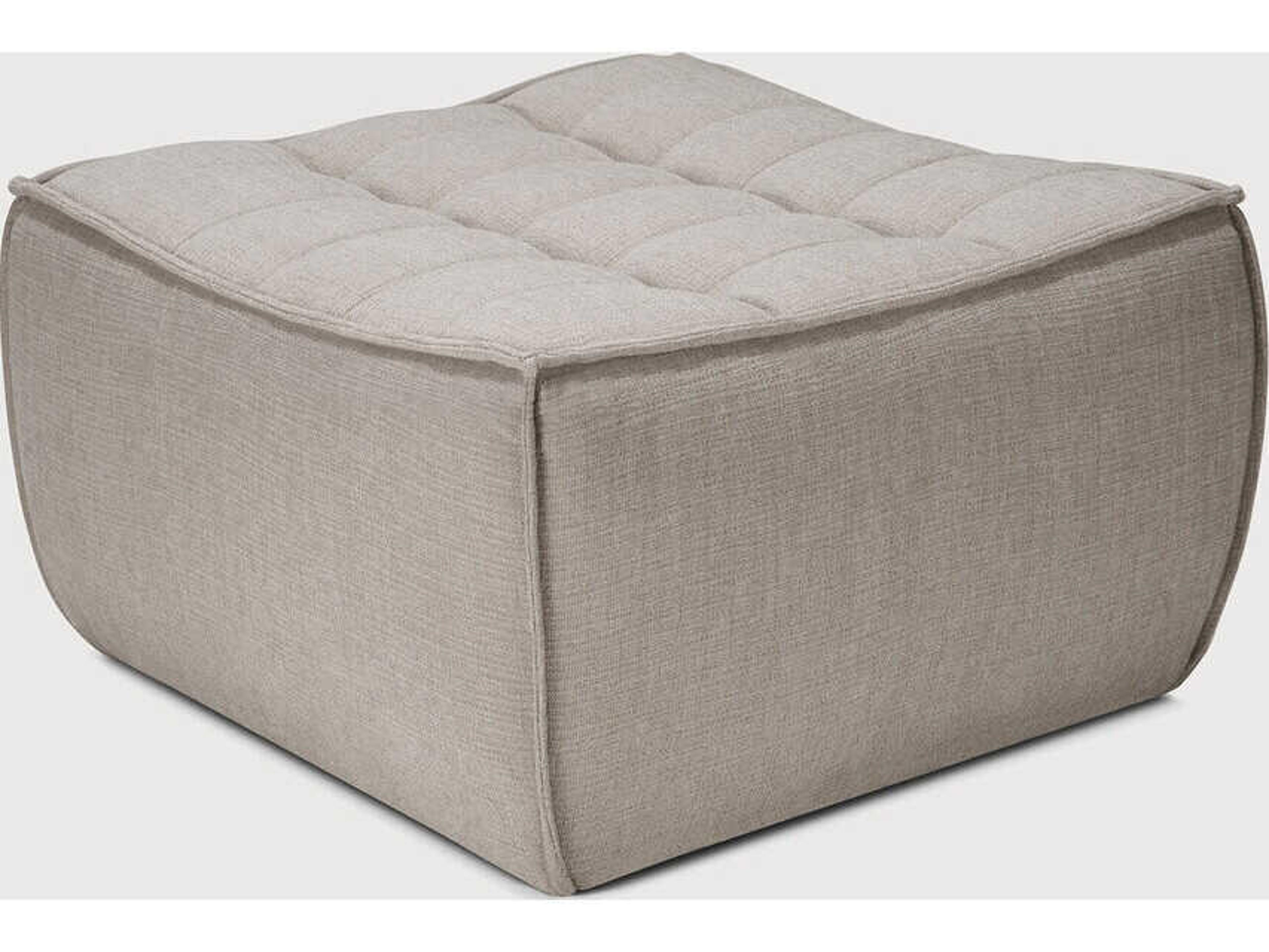 Ethnicraft N701 Ecru Eco Footstool