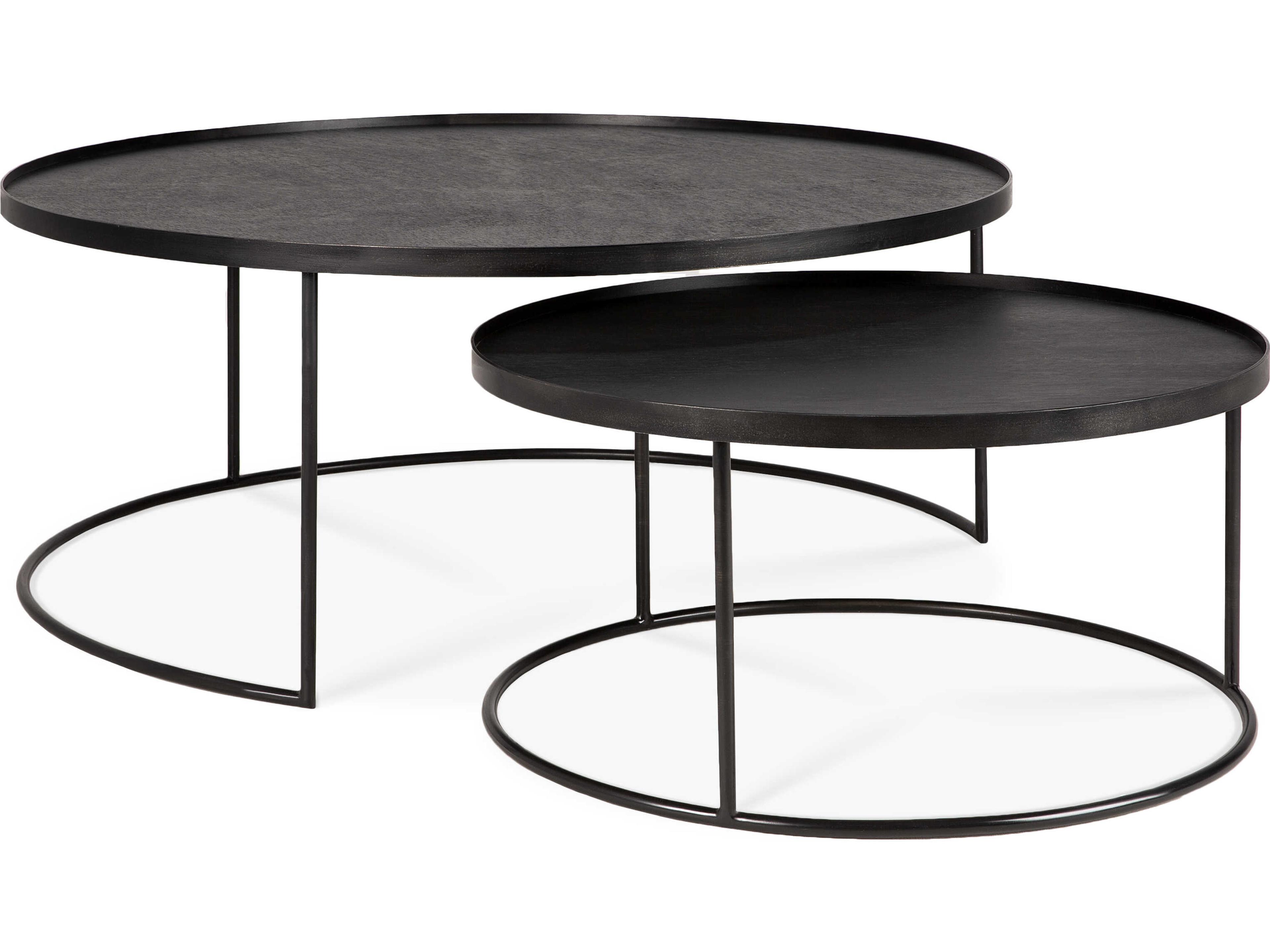 Ethnicraft Tray Large/Extra Large Coffee Table Set