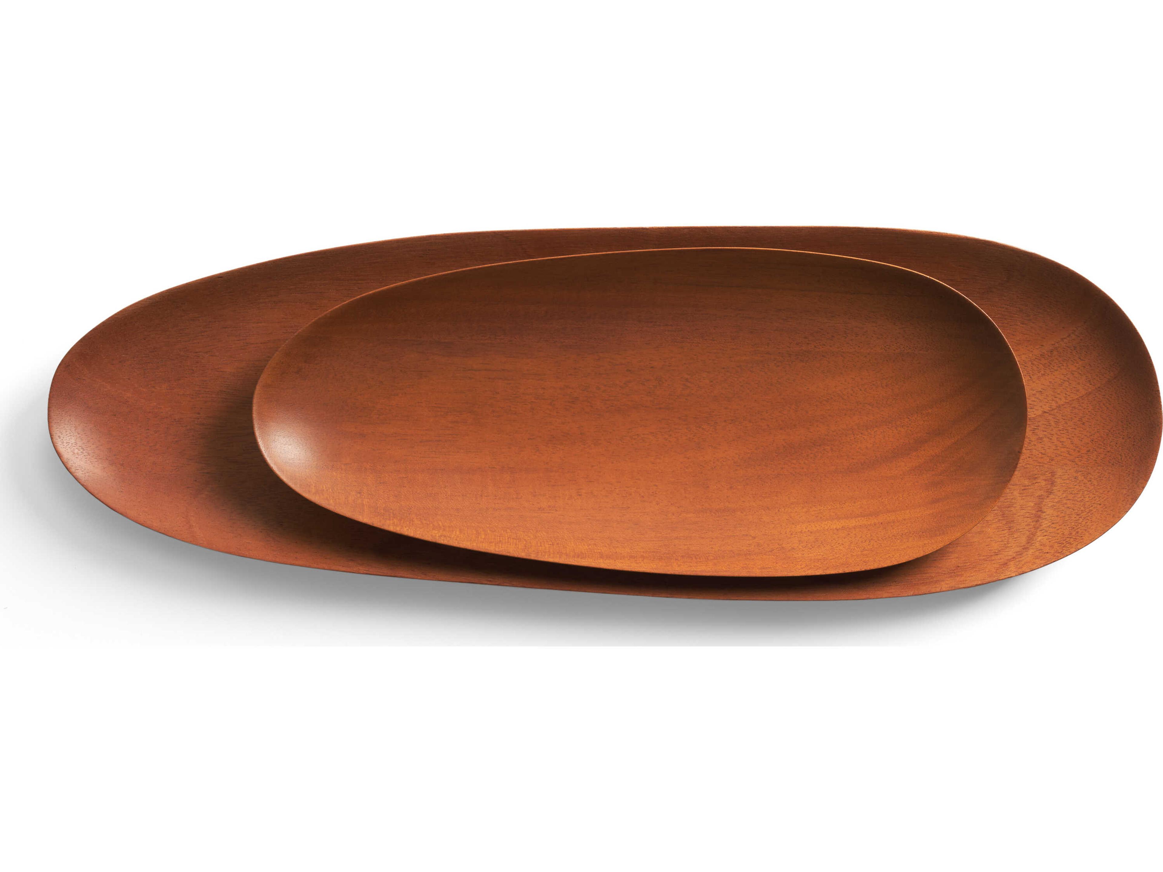 Ethnicraft Thin Oval Mahogany Boards Set