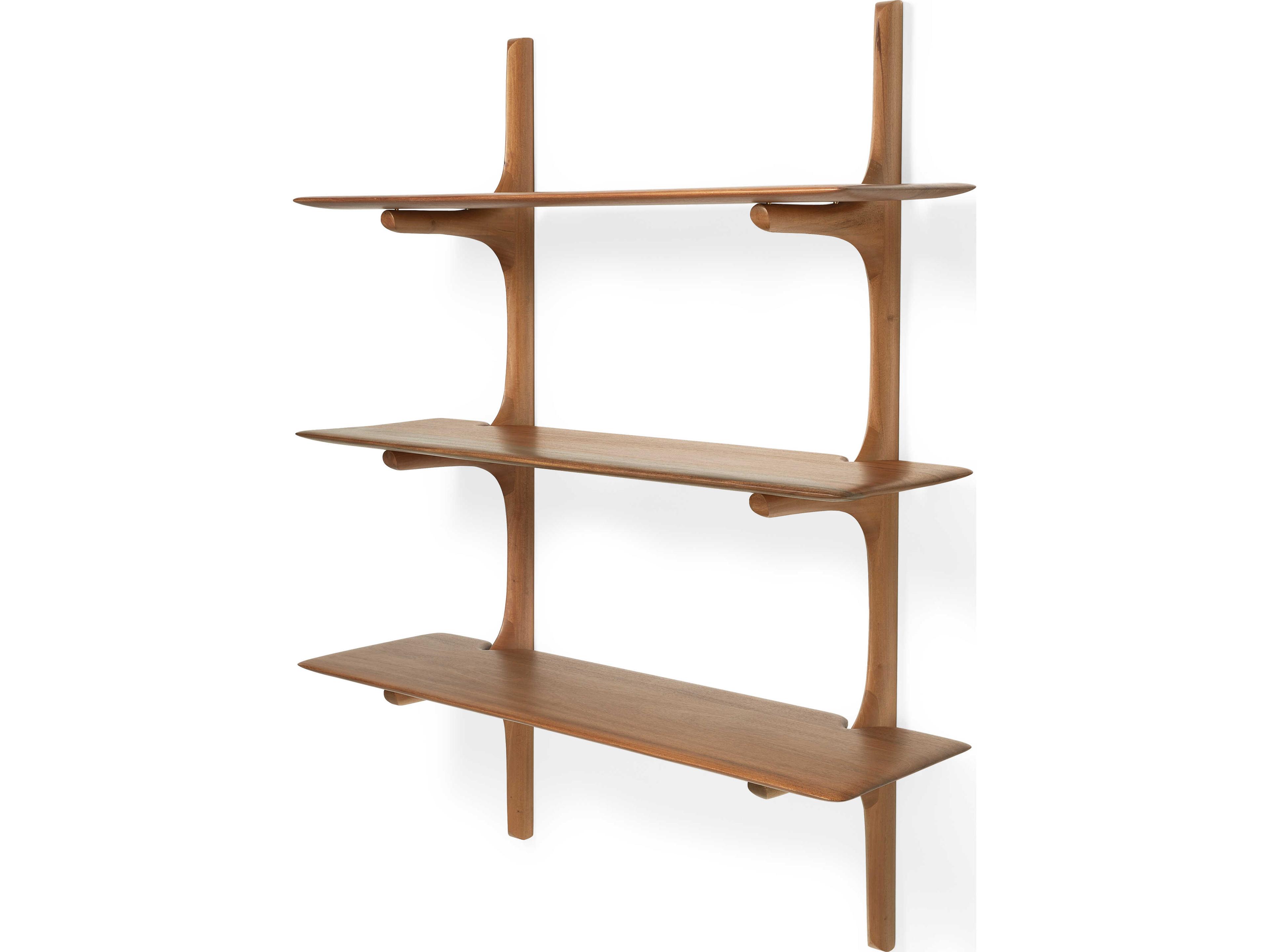 Ethnicraft Pi Mahogany Pi Wall Shelf