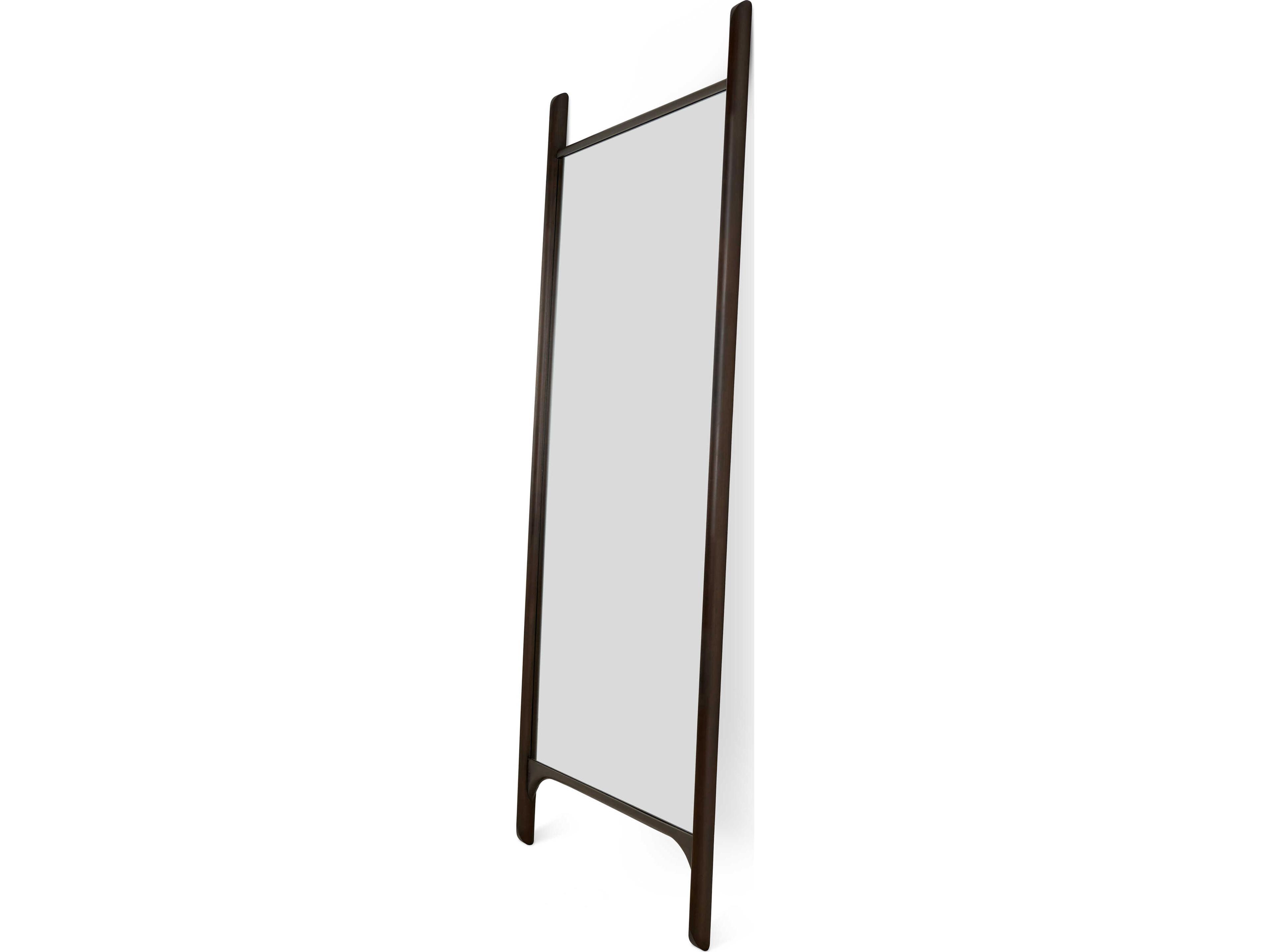 Ethnicraft Pi Mahogany Dark Brown Pi Floor Mirror