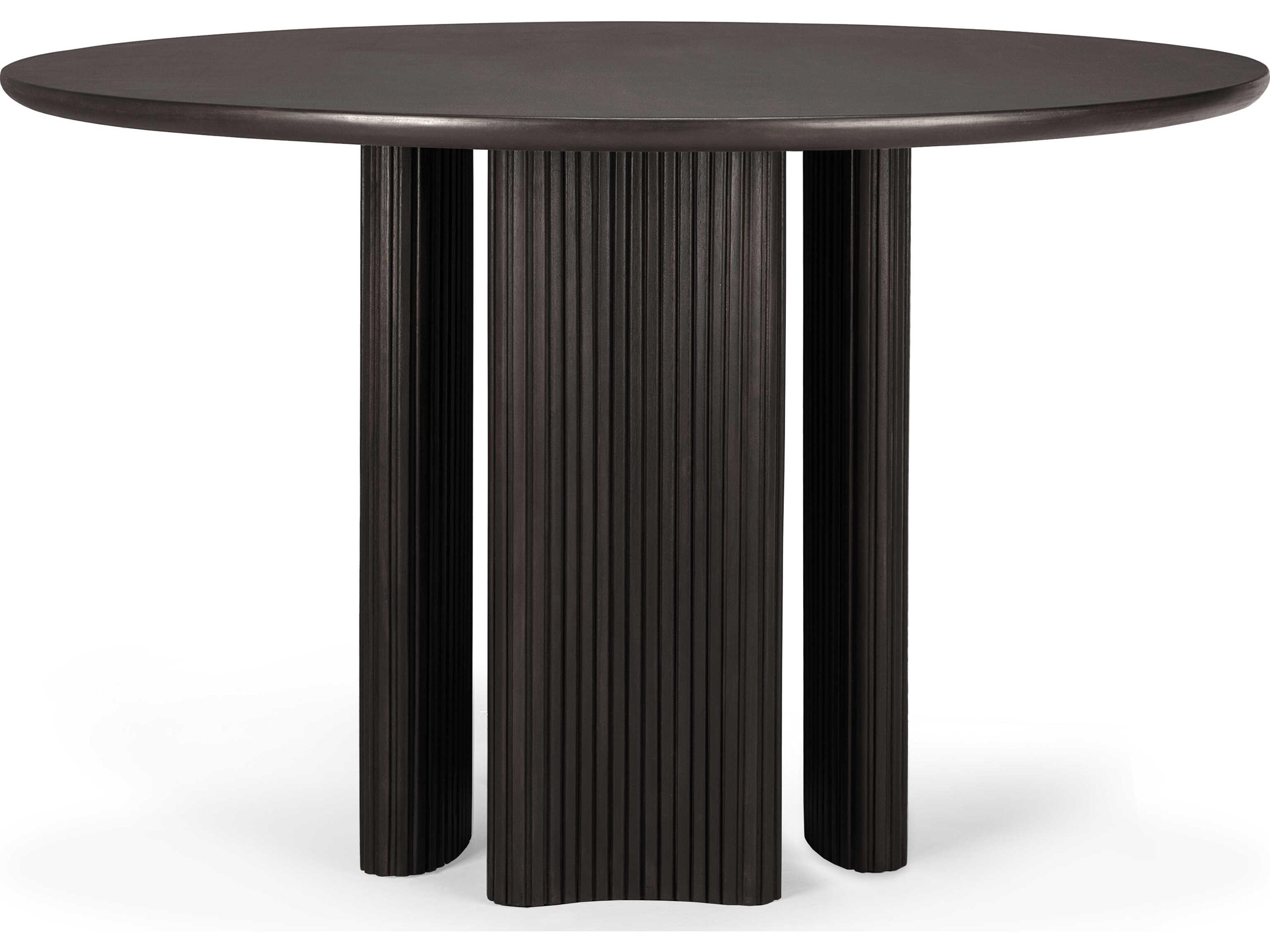 Ethnicraft Roller Max Mahogany Dark Brown Dining Table