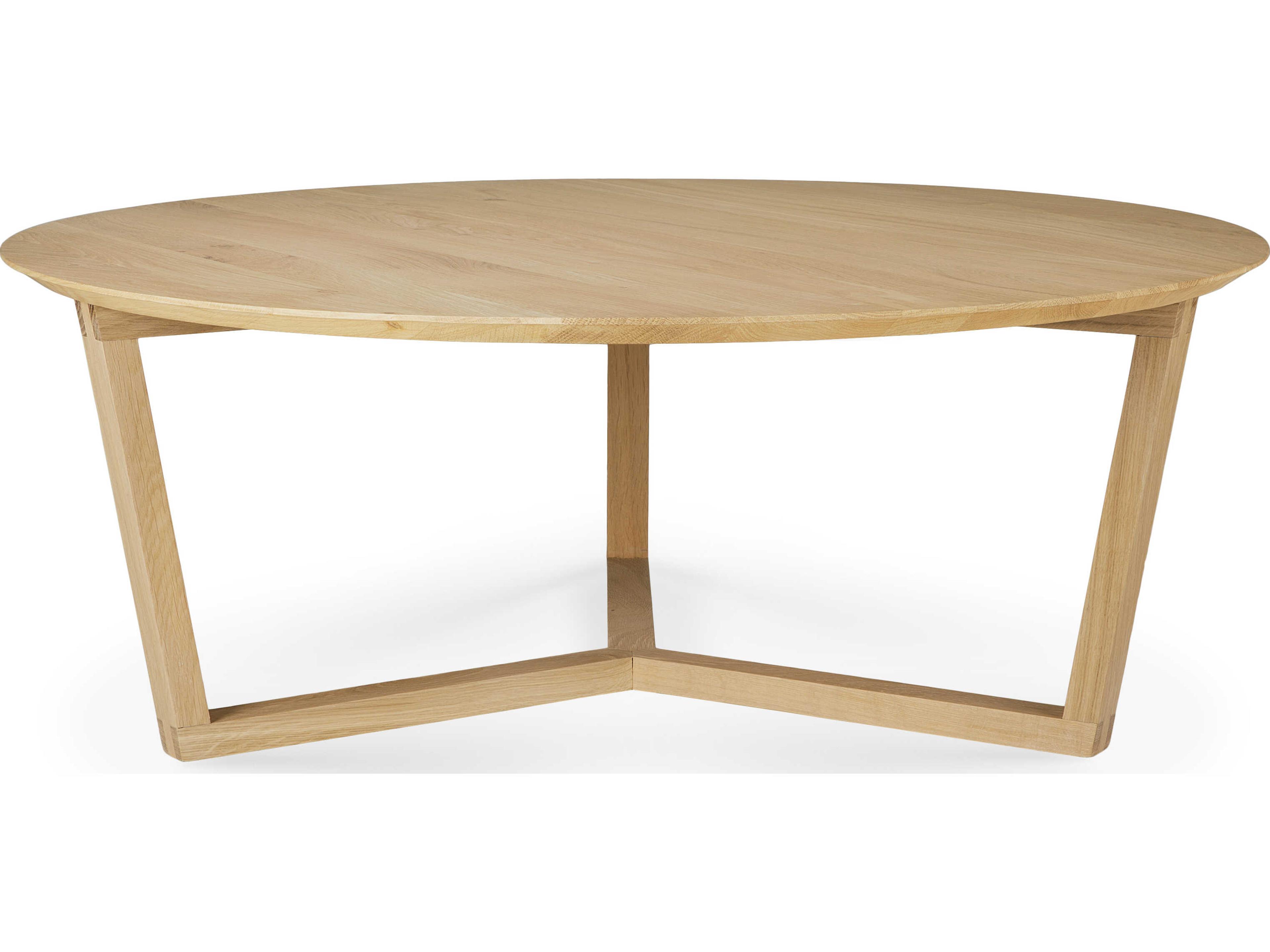 Ethnicraft Tripod Oak Coffee Table