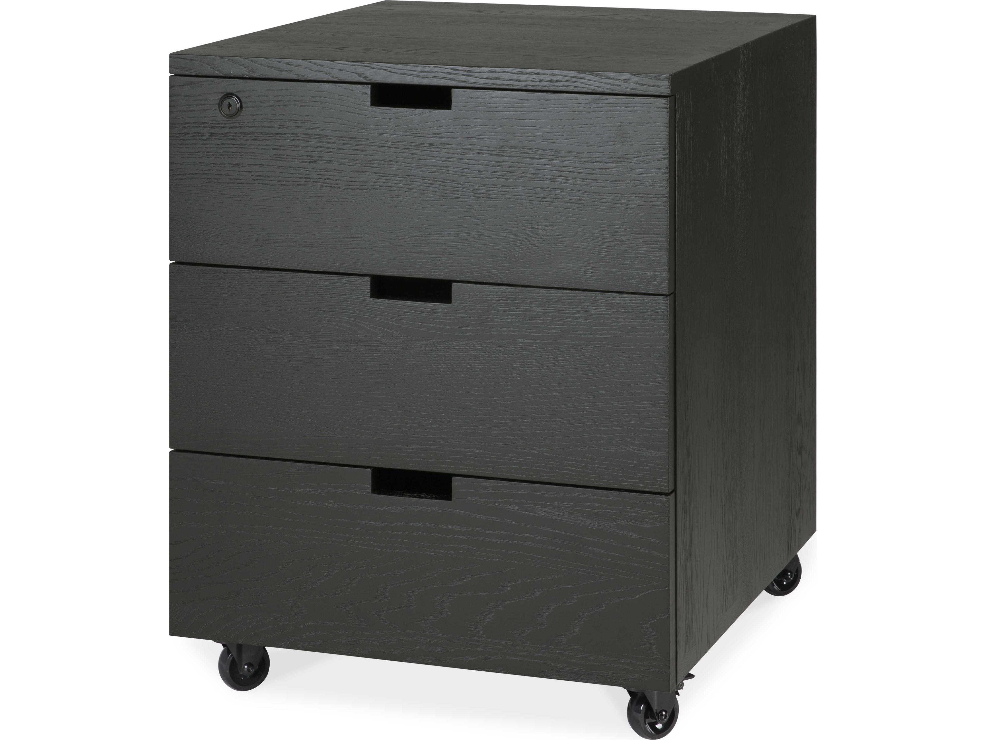 Ethnicraft Billy Oak Black Drawer Unit