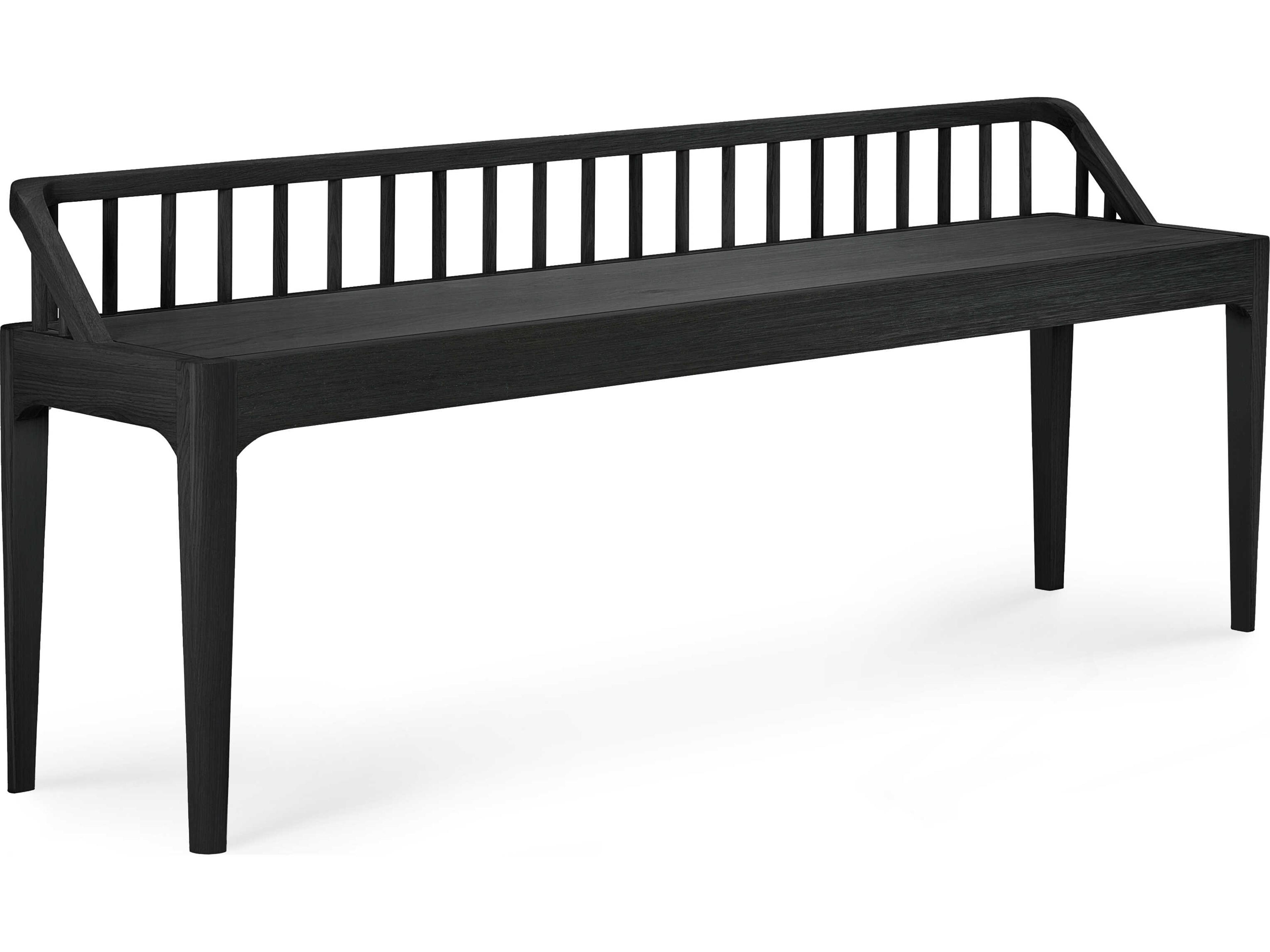 Ethnicraft Spindle Oak Black Bench