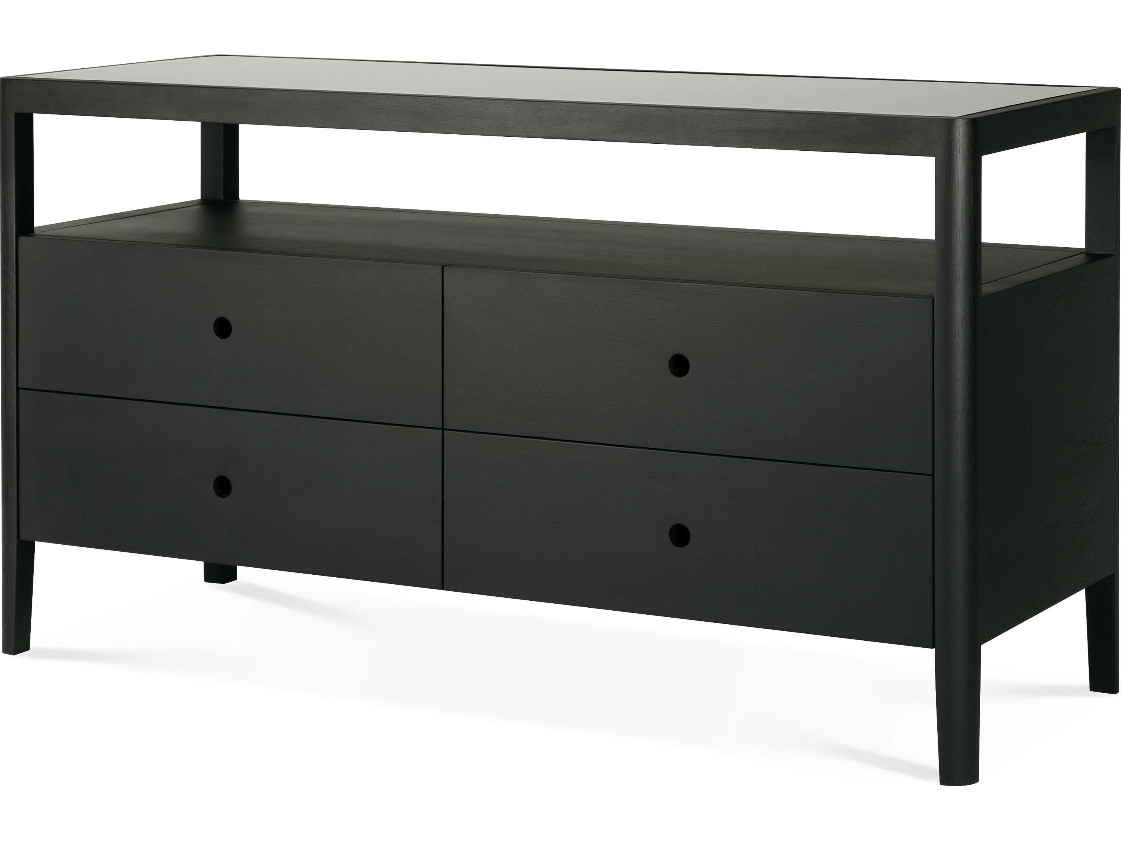 Ethnicraft Spindle Oak Black Dresser