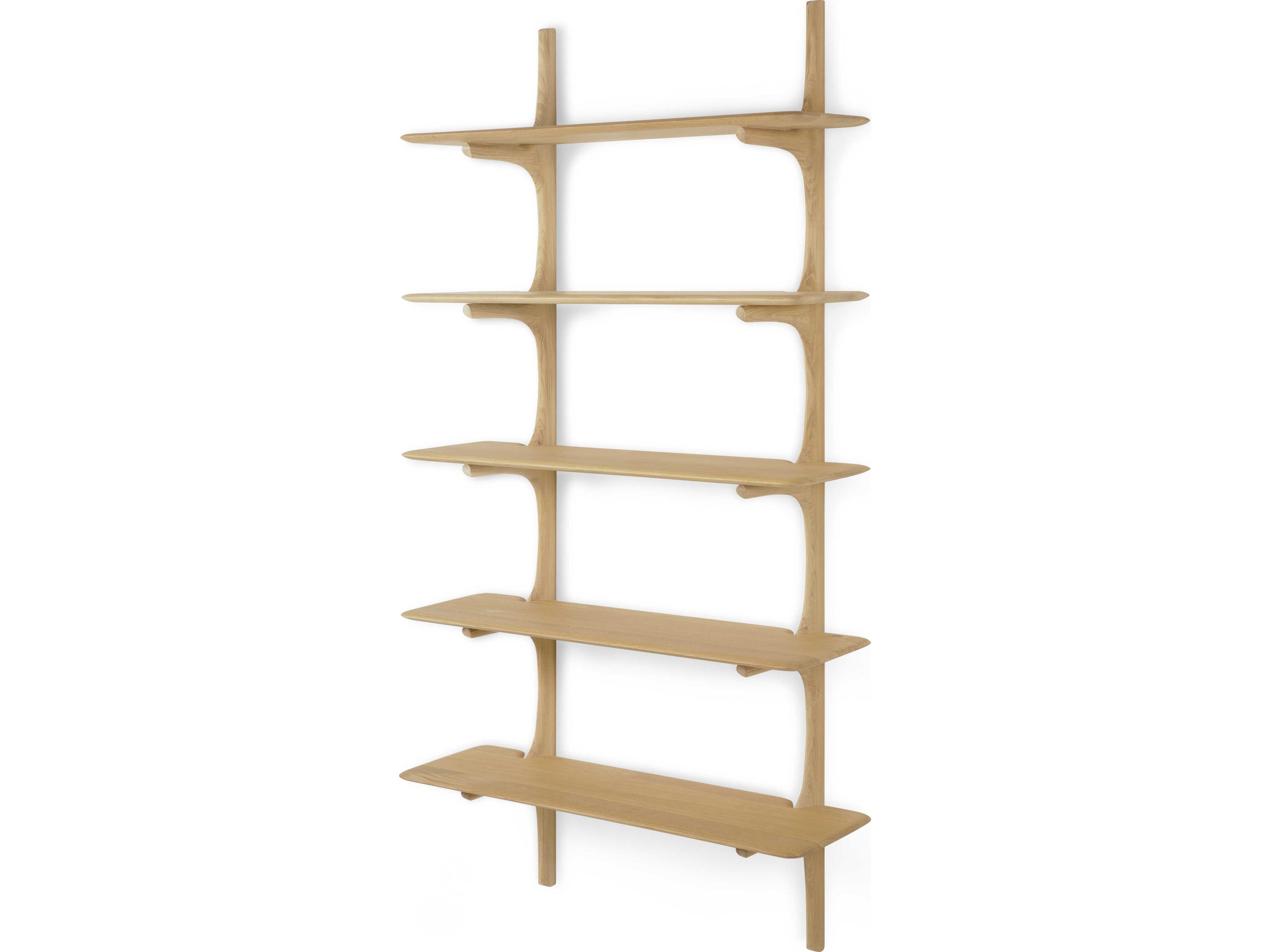 Ethnicraft Pi Oak Pi Wall Shelf