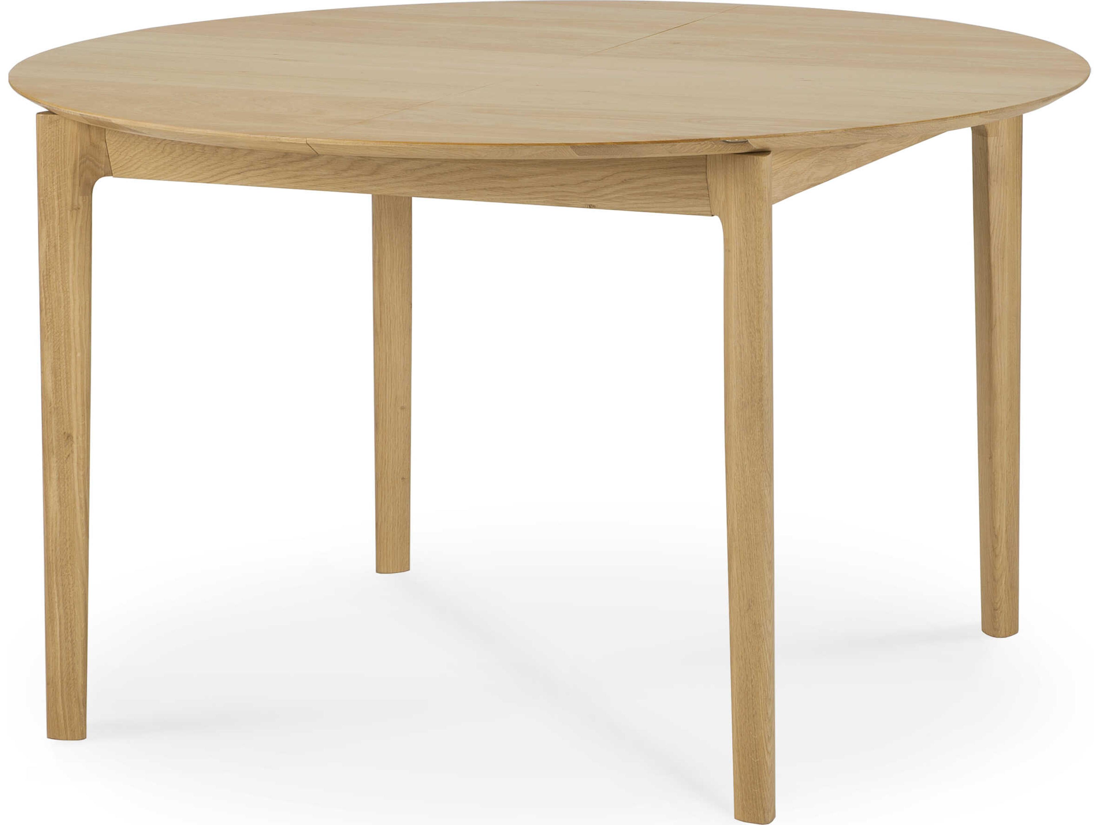 Ethnicraft Bok Oak Extendable Dining Table
