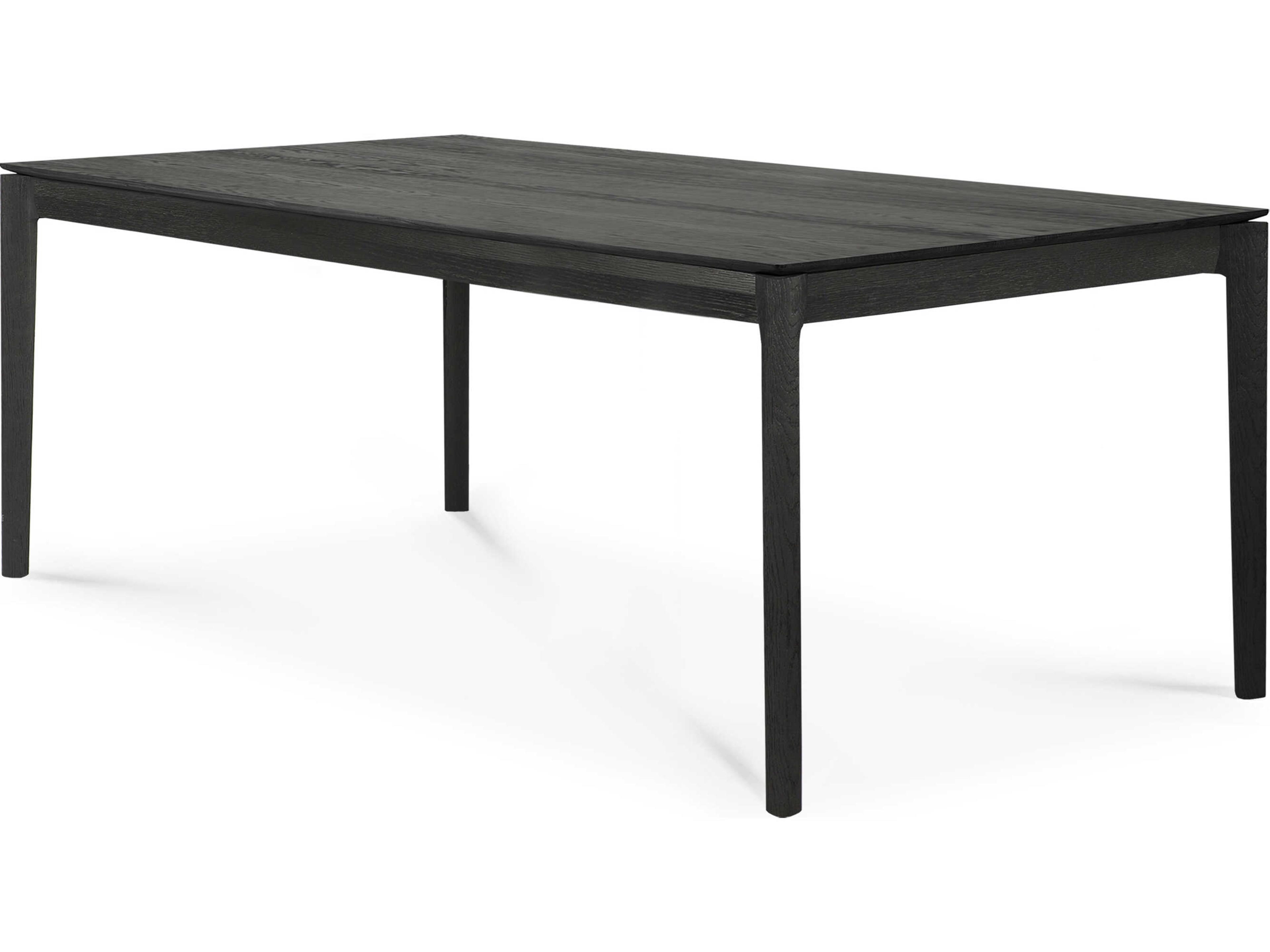 Ethnicraft Bok Oak Black Extendable Dining Table