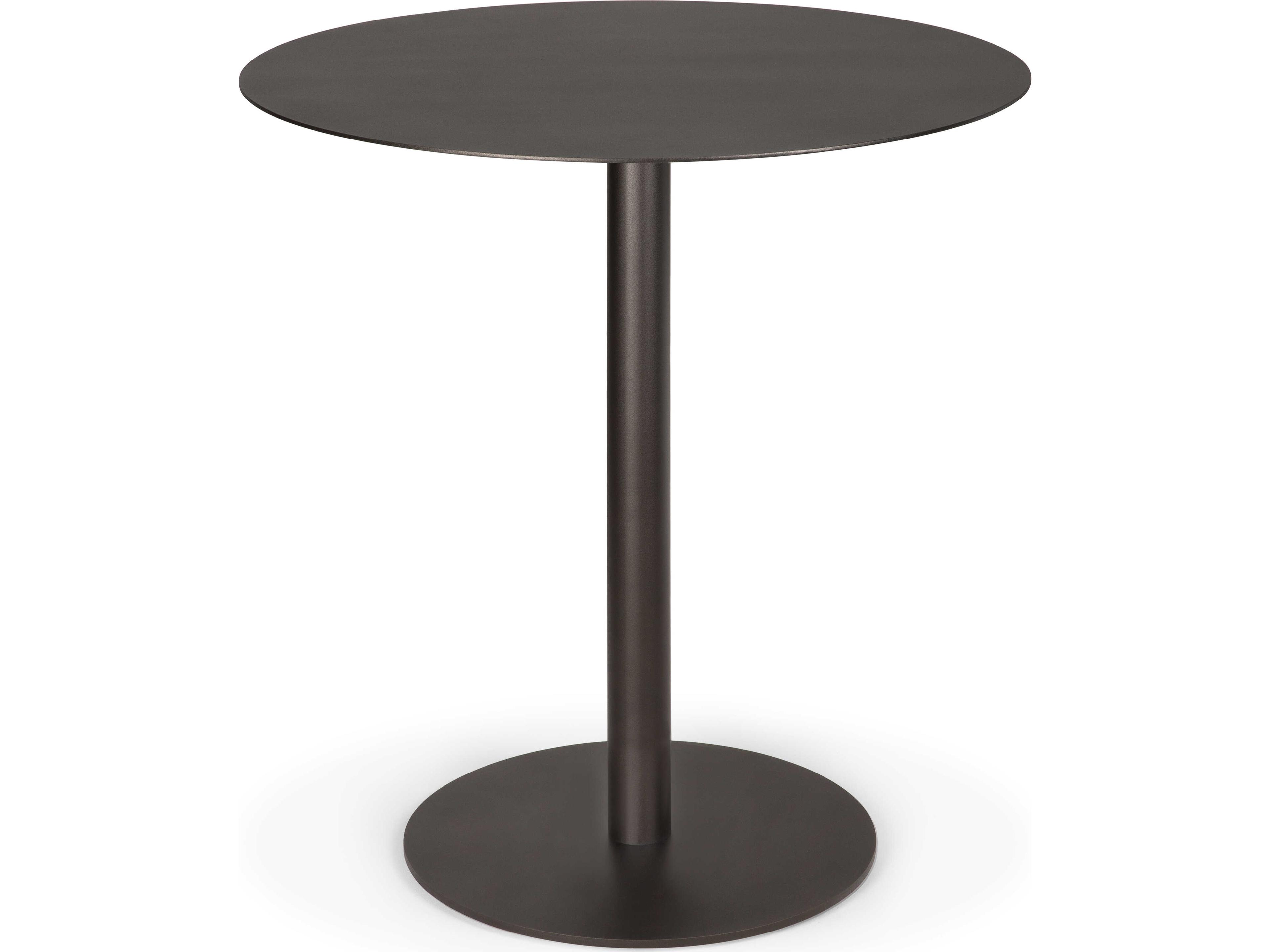 Ethnicraft Blend Dark Bronze Metal Table Top Dining Table
