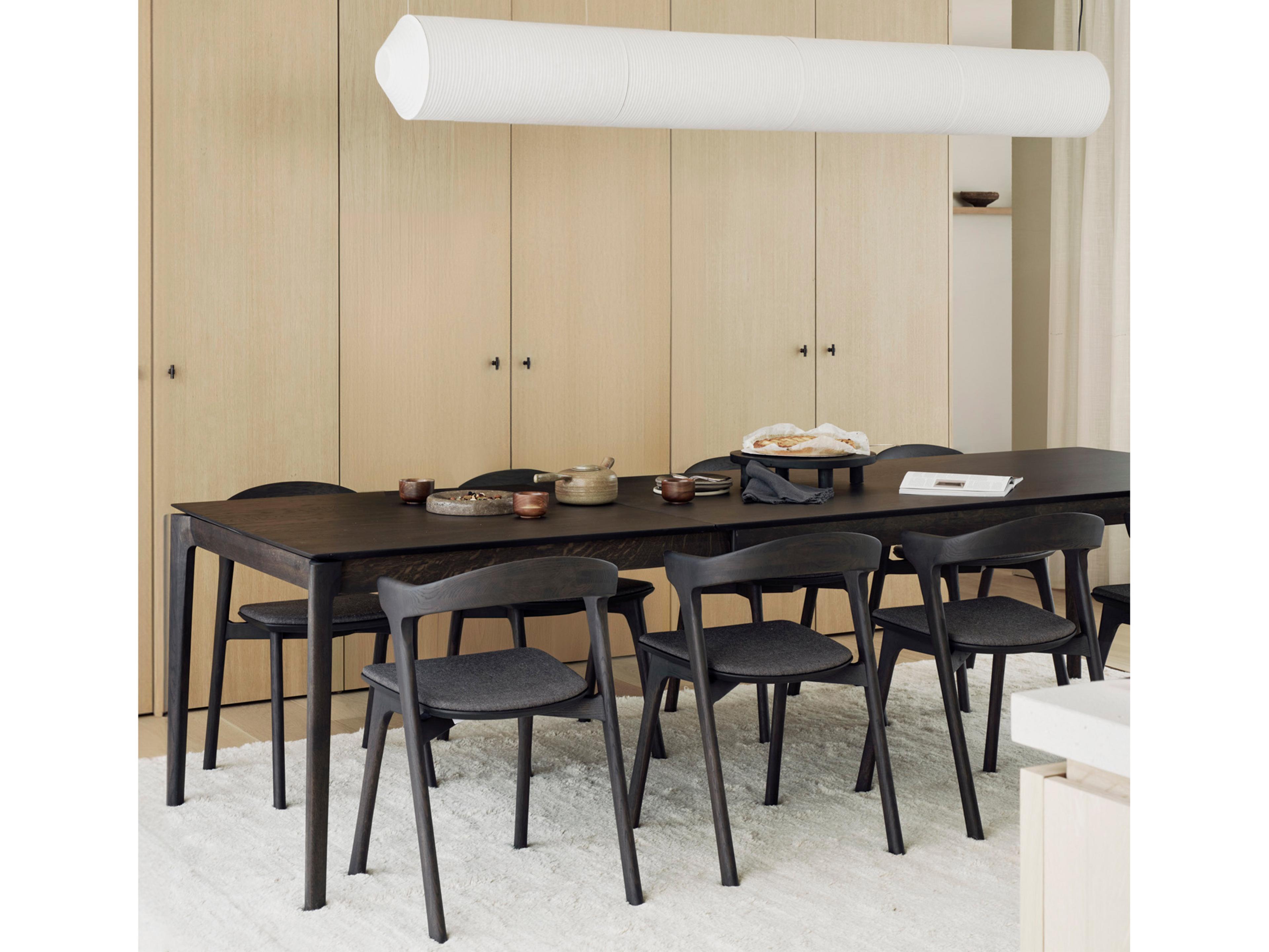 Ethnicraft Bok Oak Wood Dining Room Set