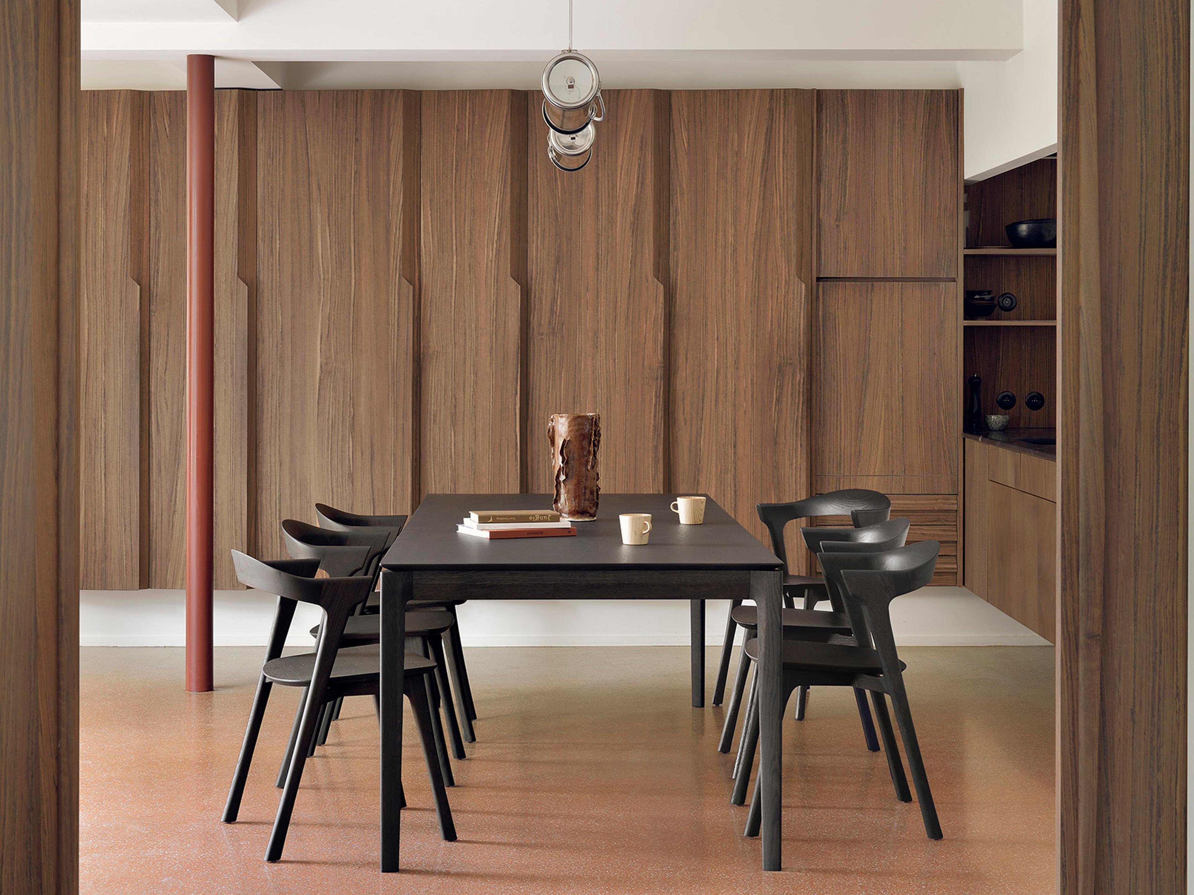 Ethnicraft Bok Oak Wood Dining Room Set