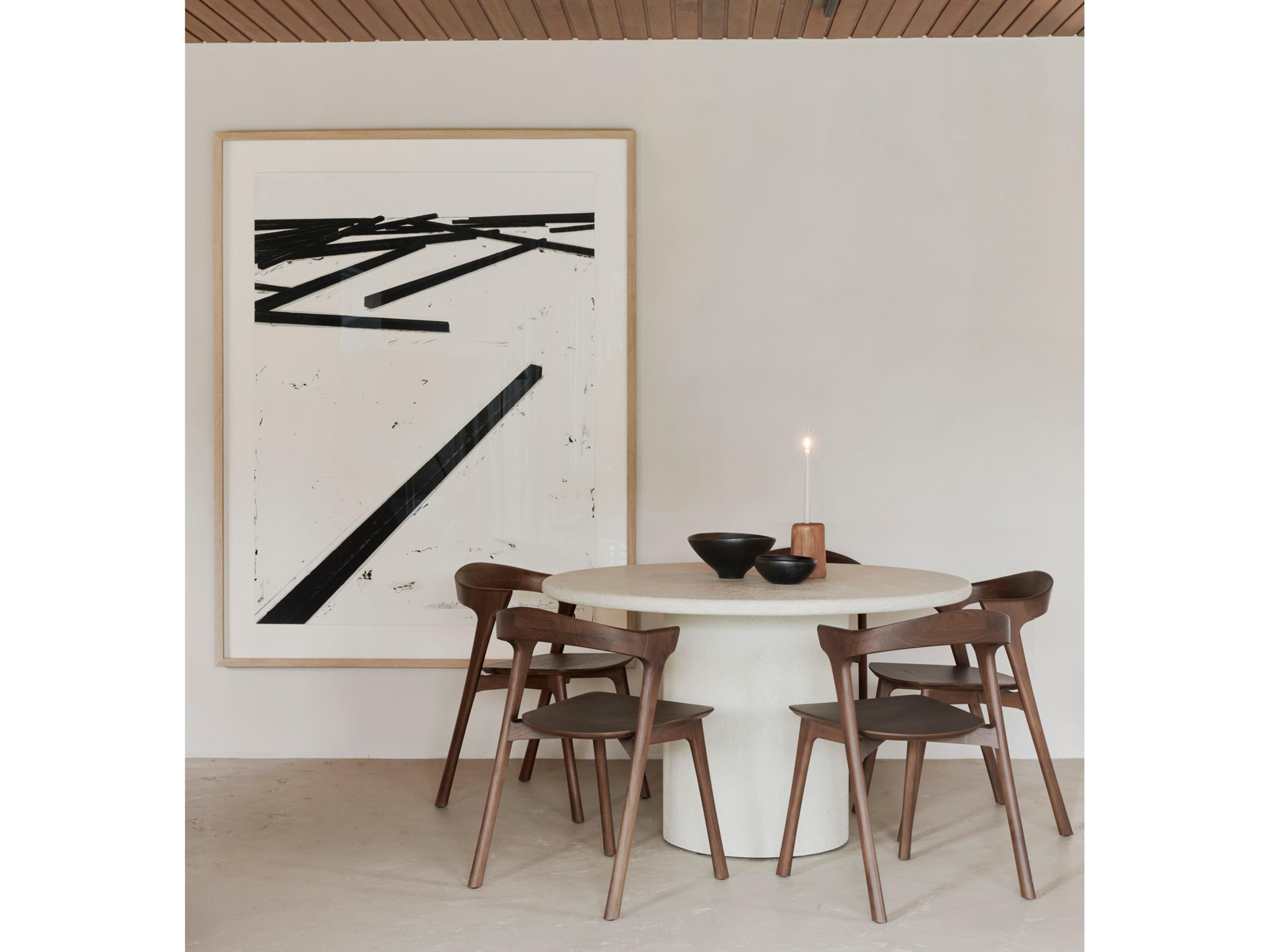 Ethnicraft Elements Oak Wood Dining Room Set