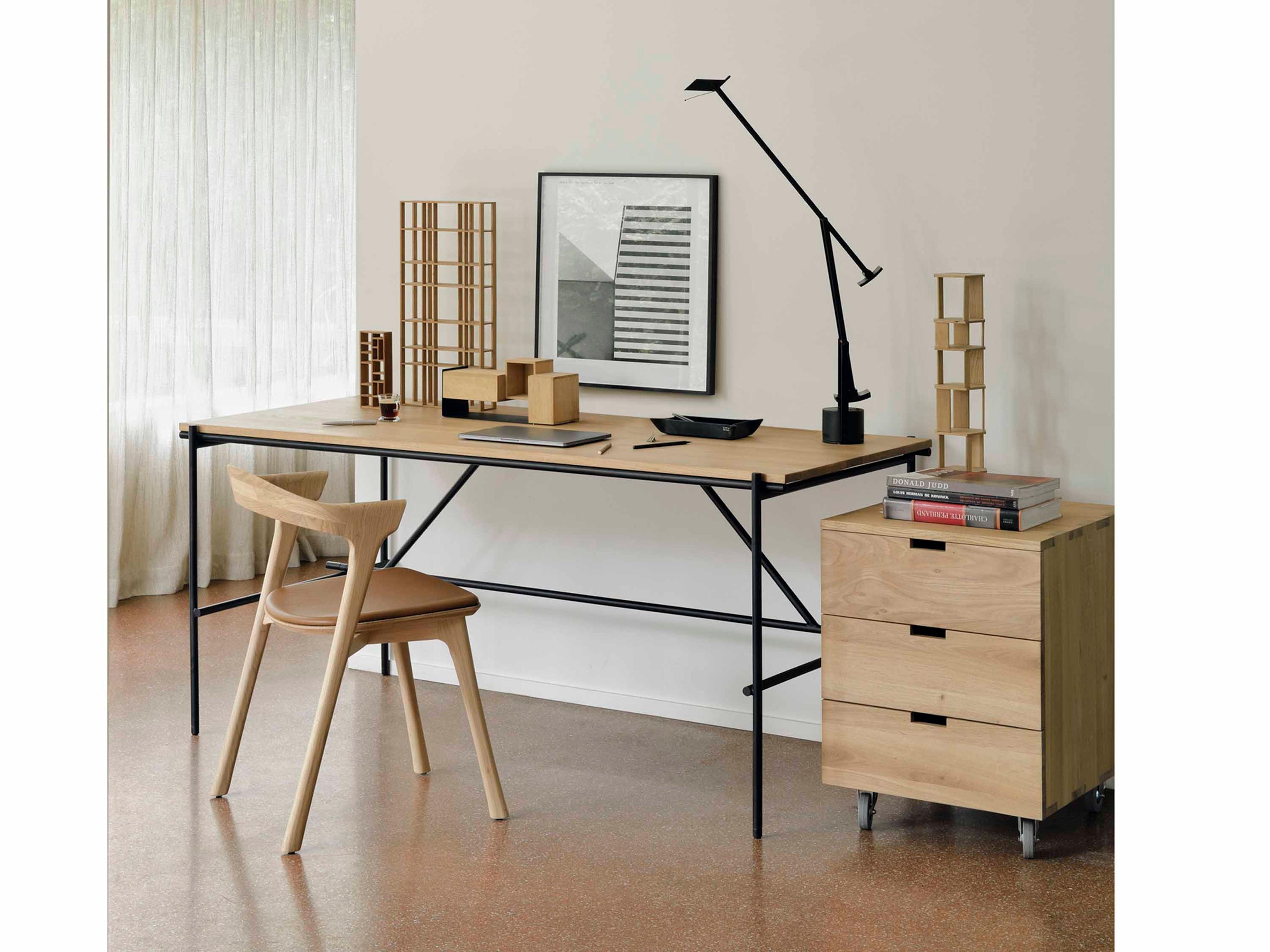 Ethnicraft Oscar Home Office Set