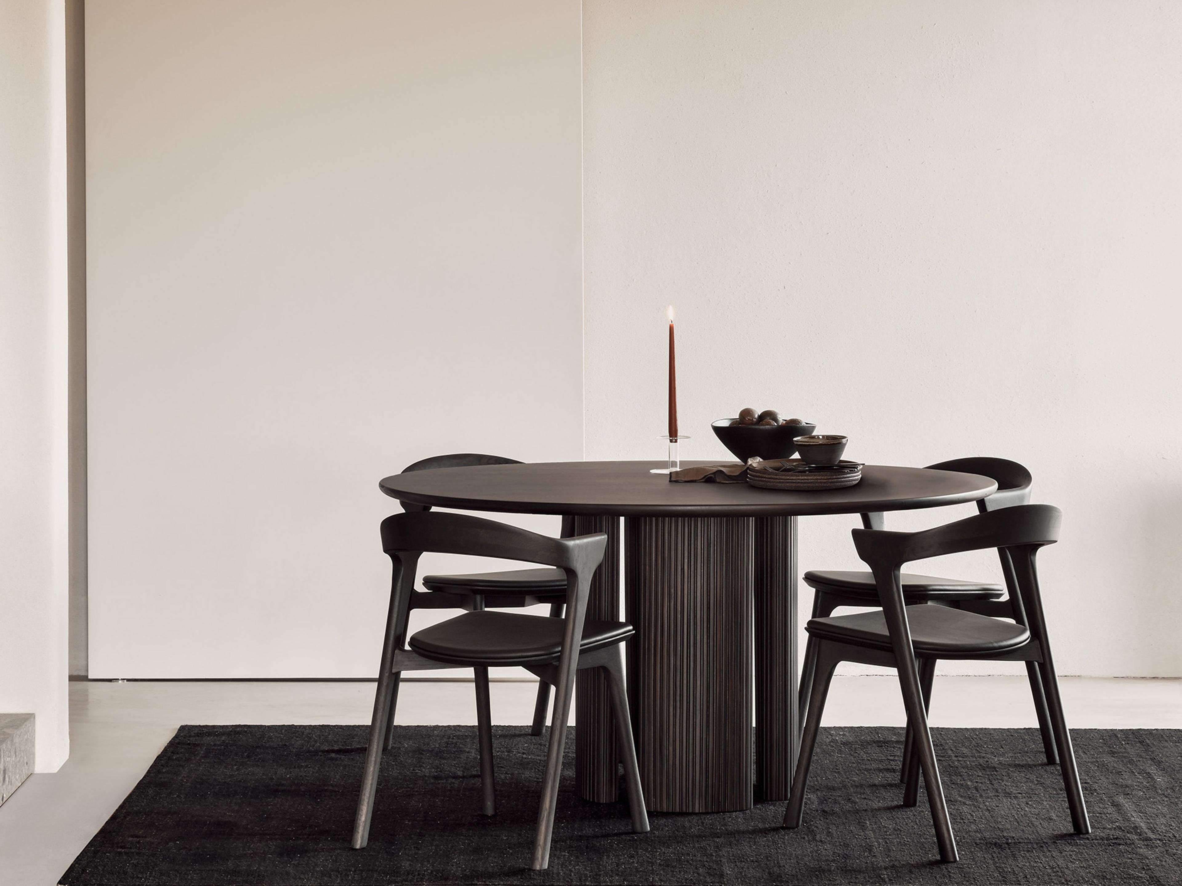 Ethnicraft Rollermax Mahogany Wood Dining Room Set